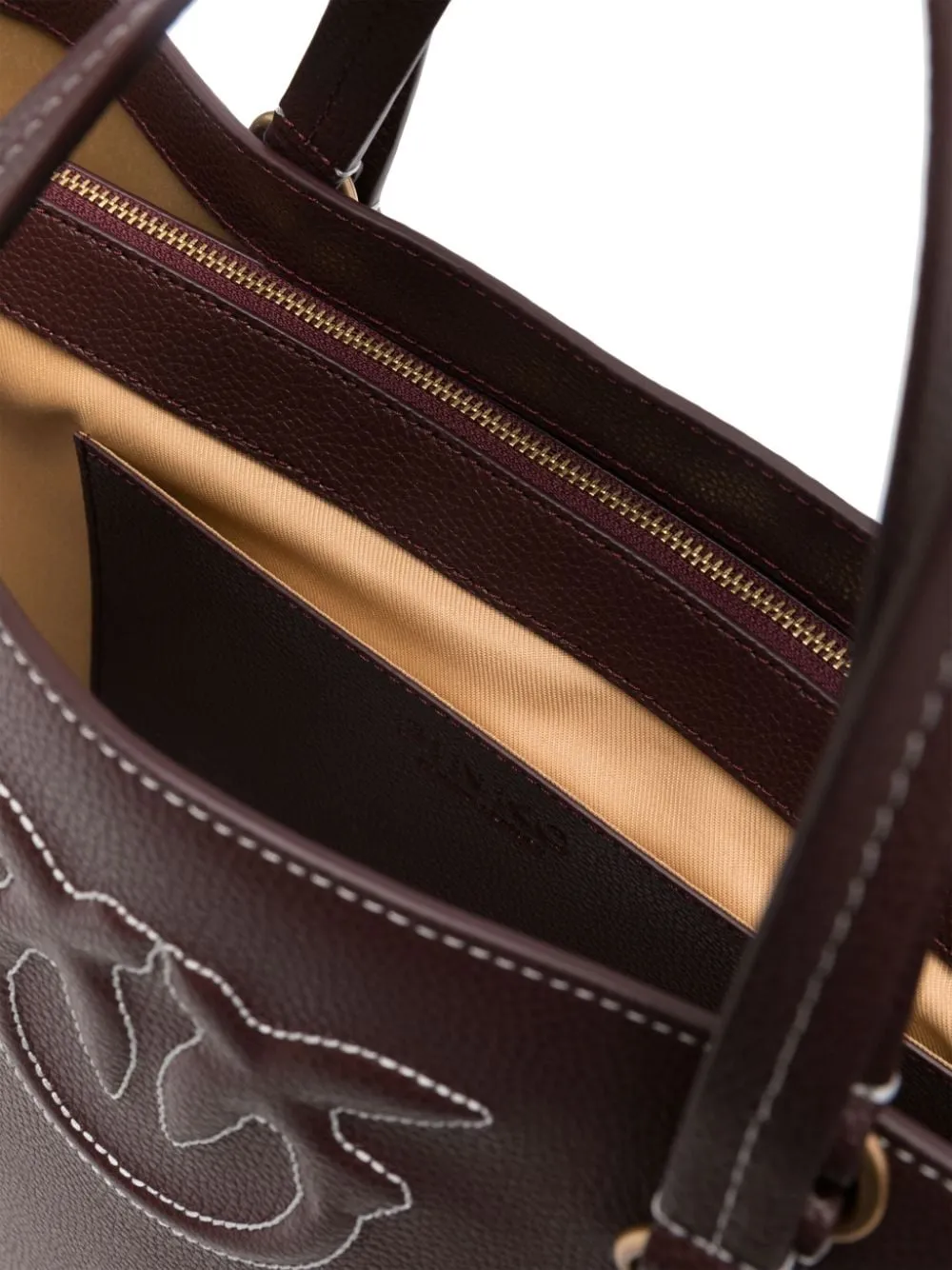 Borsa tote Love Birds goffrata