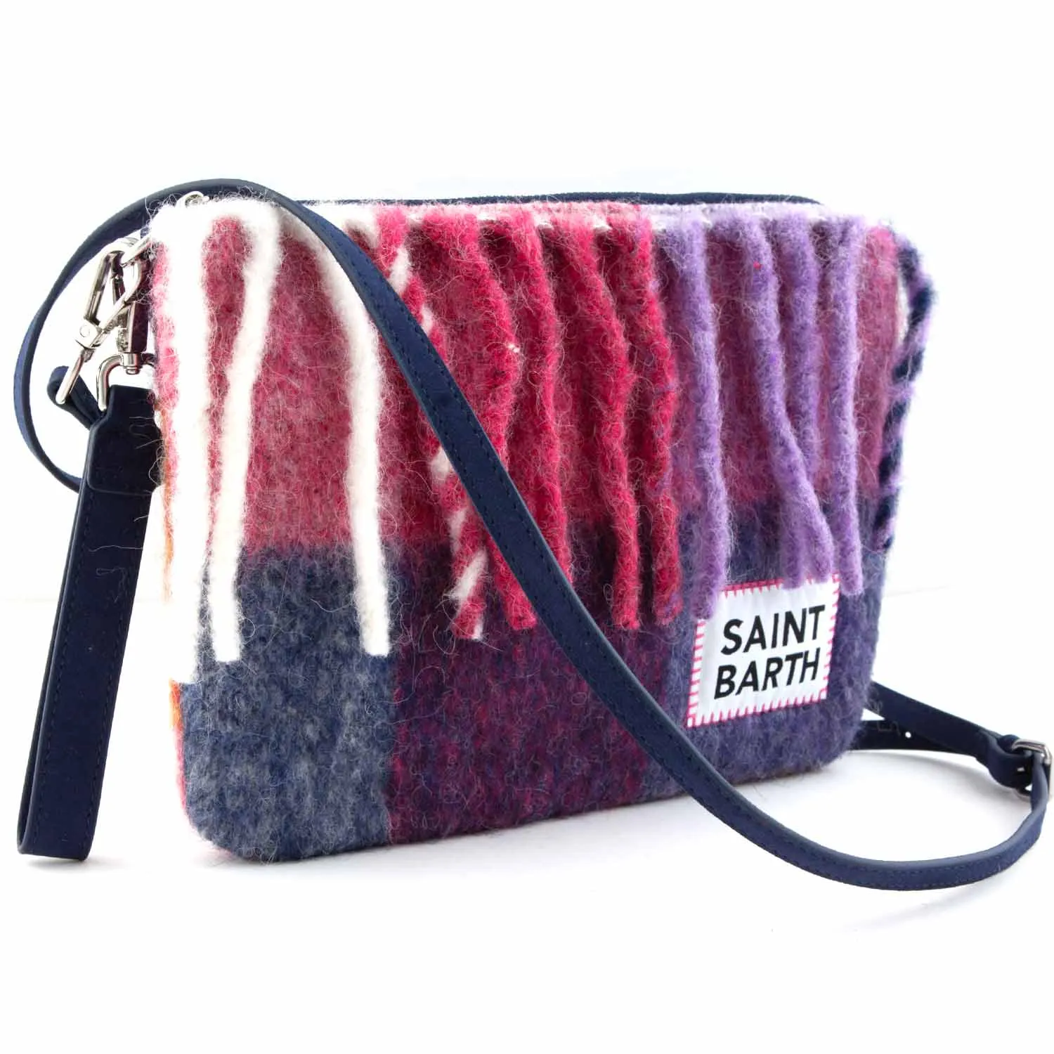 Borsetta Parisienne A Quadri Multicolor