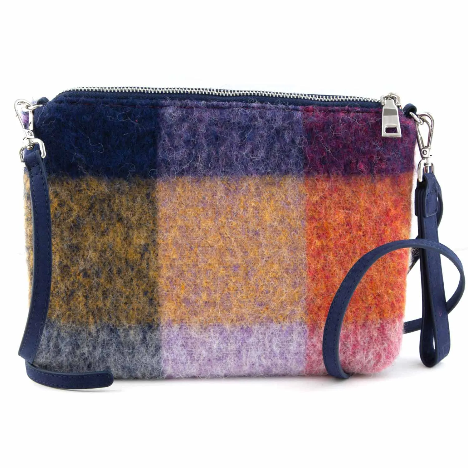 Borsetta Parisienne A Quadri Multicolor
