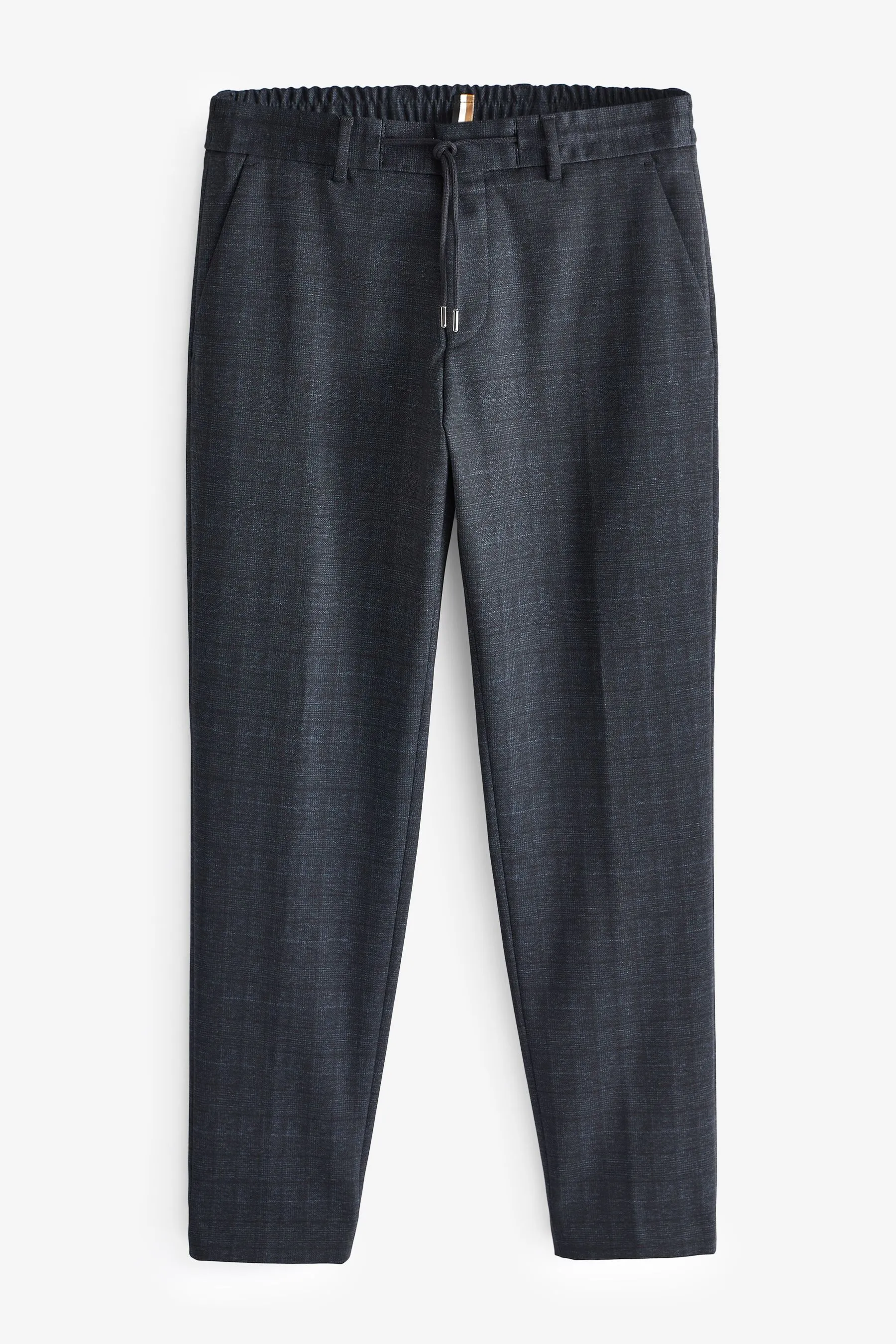 BOSS - A quadri Pantaloni contemporanea stretti in fondo