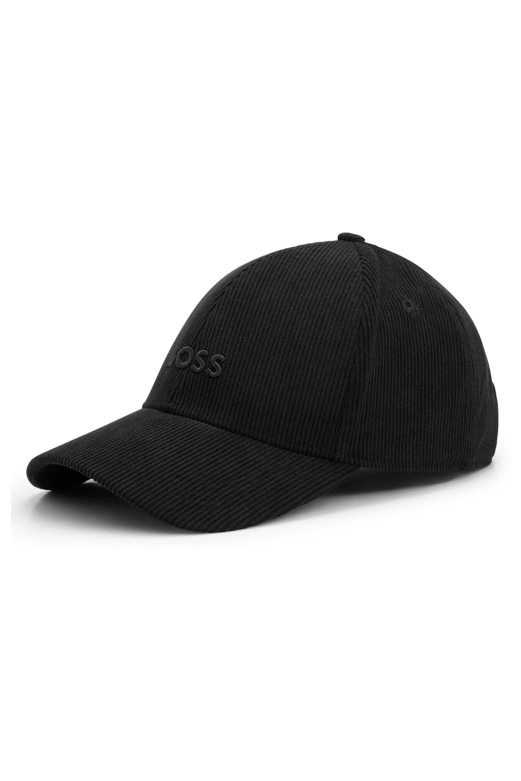 BOSS cappellino ricamato in Neonati velluto a coste con logo