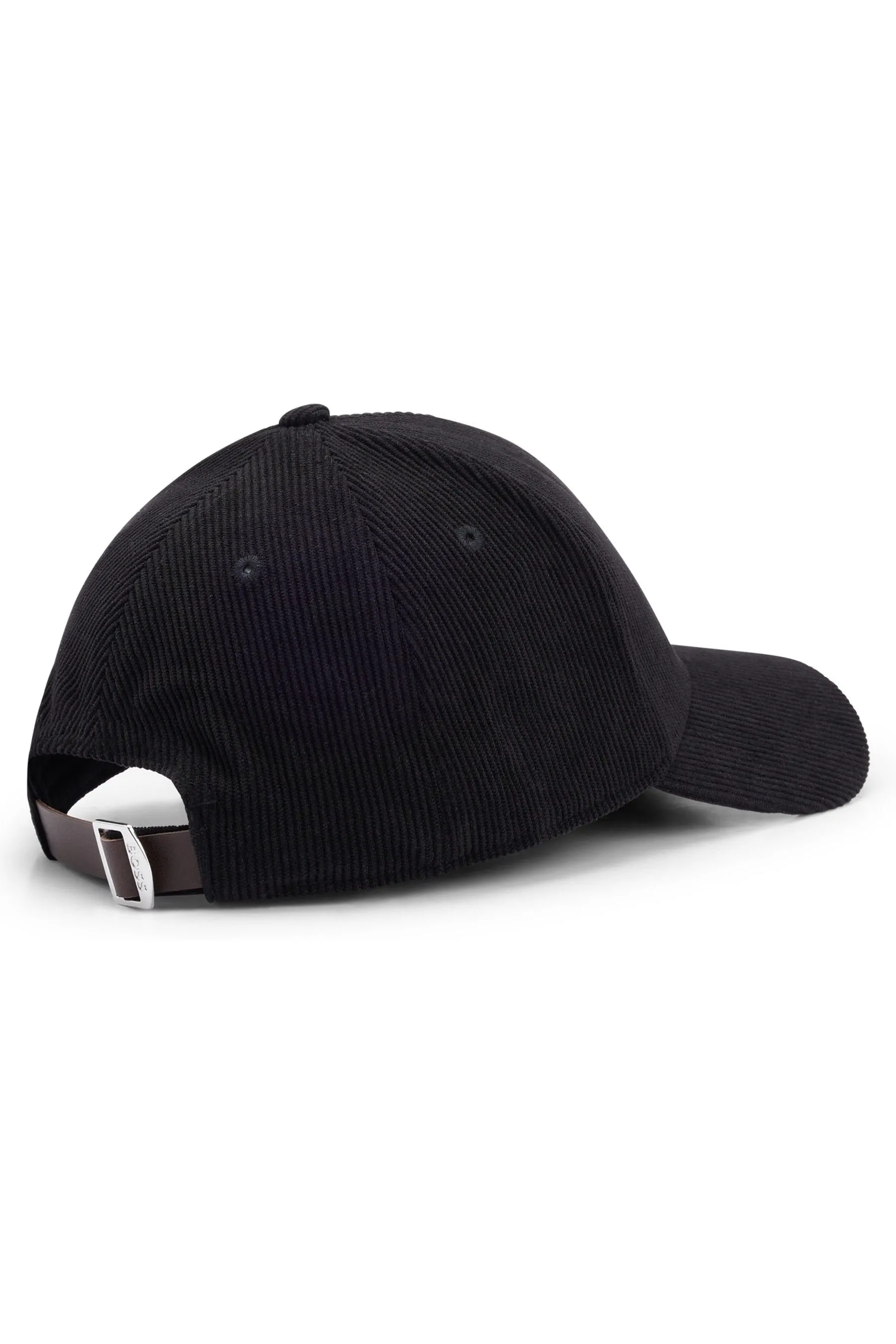 BOSS cappellino ricamato in Neonati velluto a coste con logo