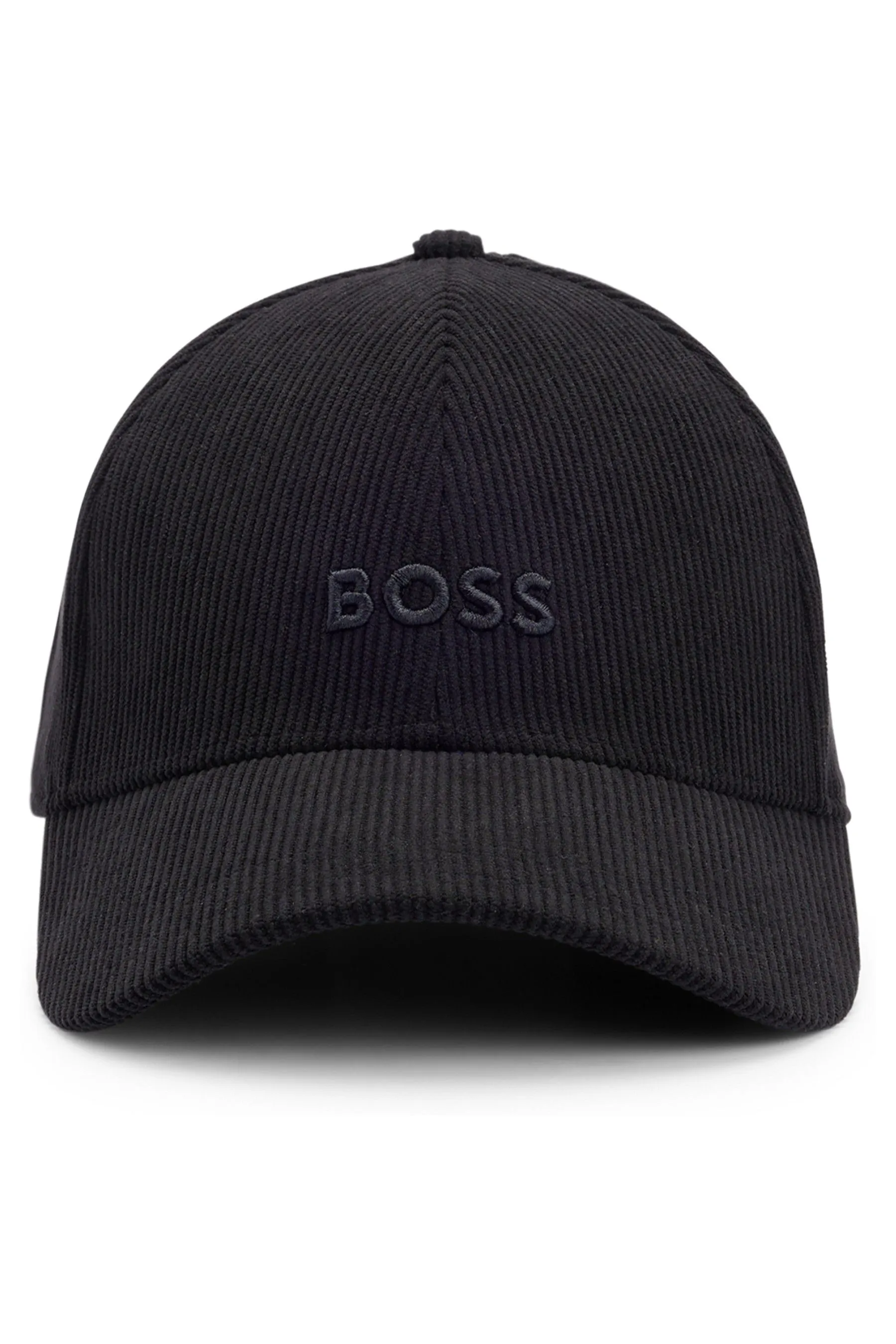 BOSS cappellino ricamato in Neonati velluto a coste con logo