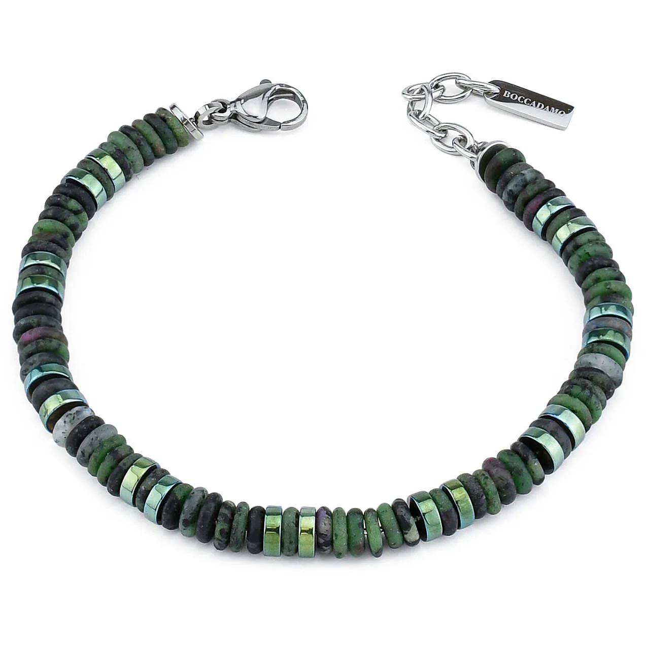 bracciale con perline uomo Boccadamo Man