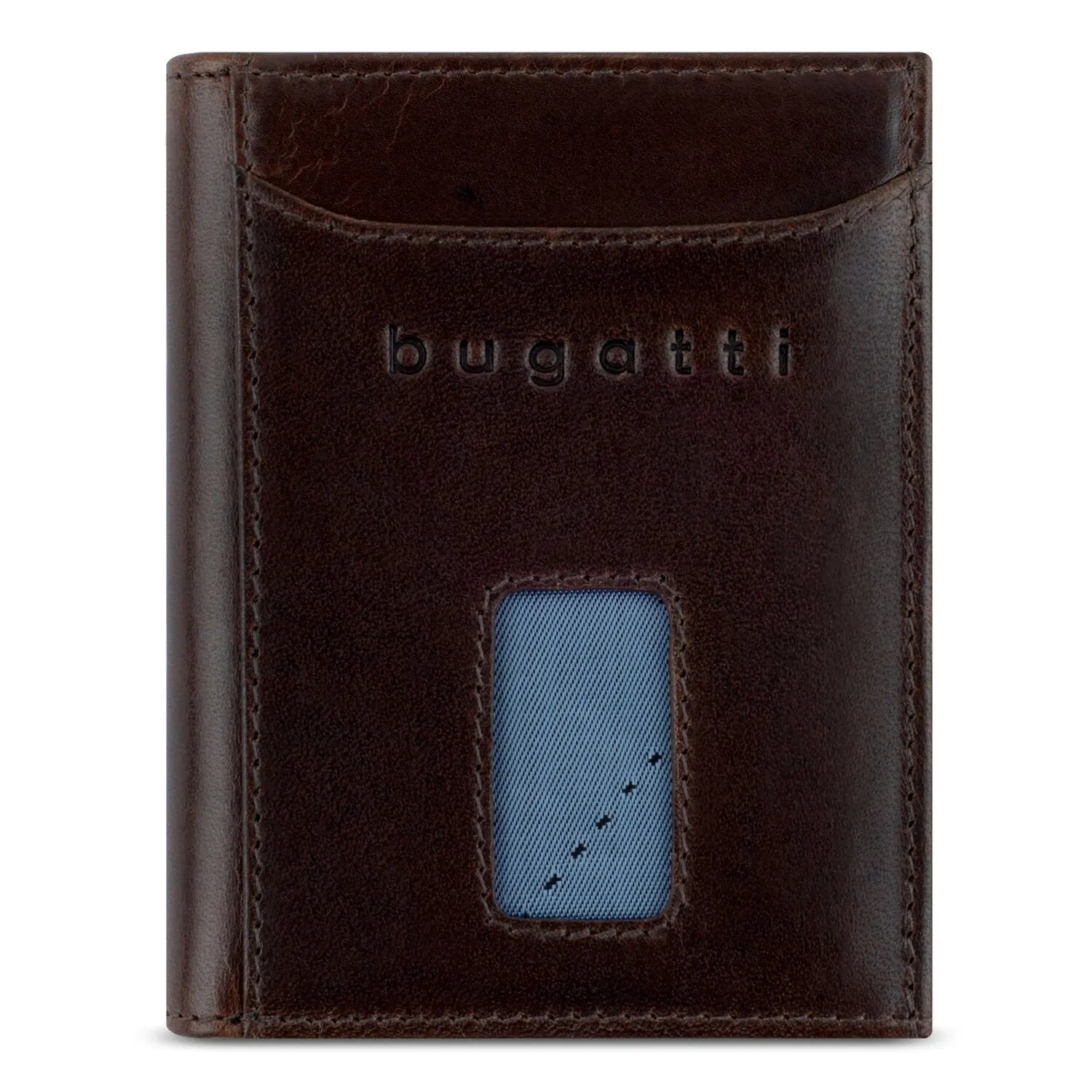 bugatti Secure Slim Portafoglio Protezione RFID Pelle 8 cm