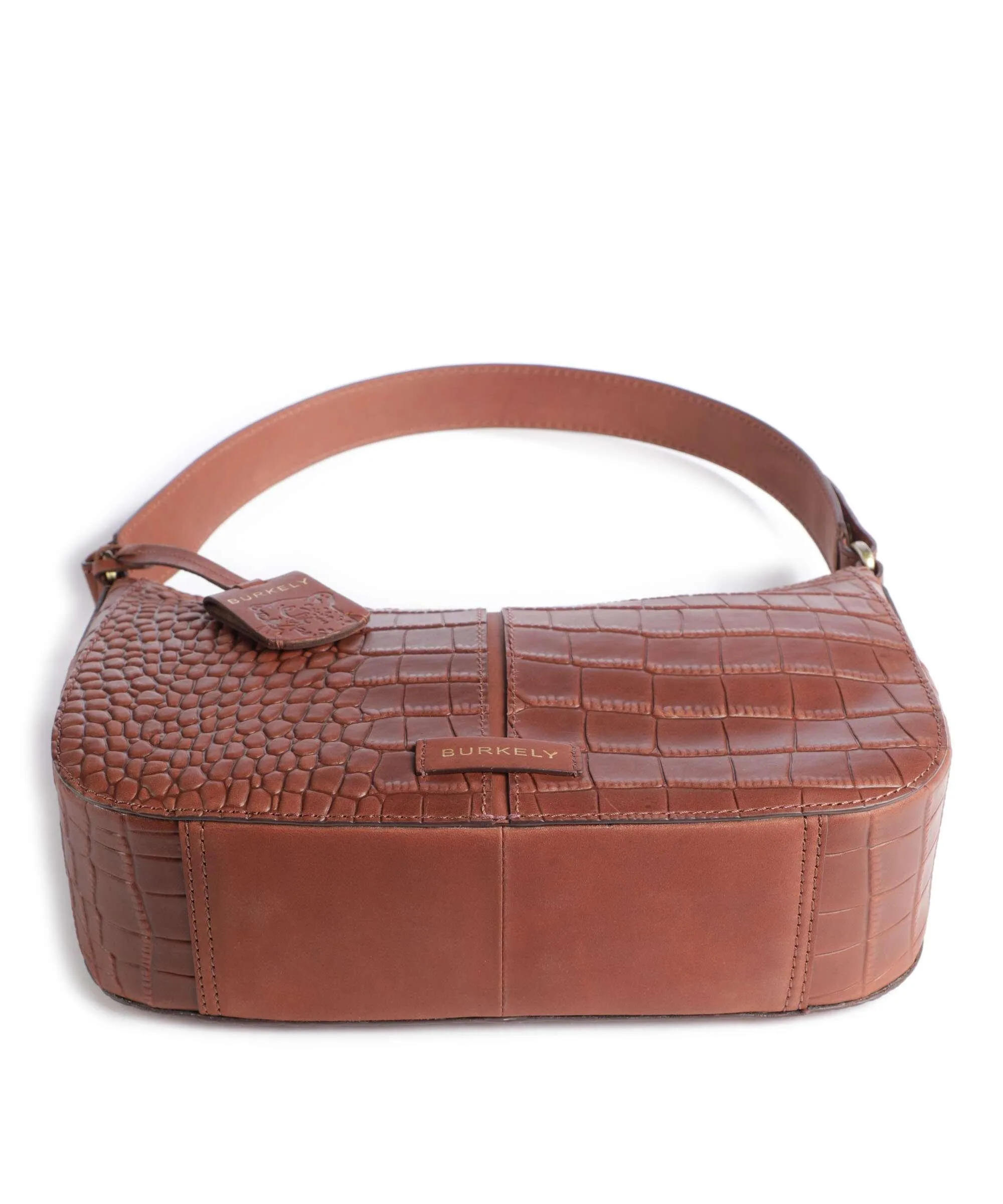  Burkely Cool Colbie Borsa a spalla pelle in rilievo marrone  