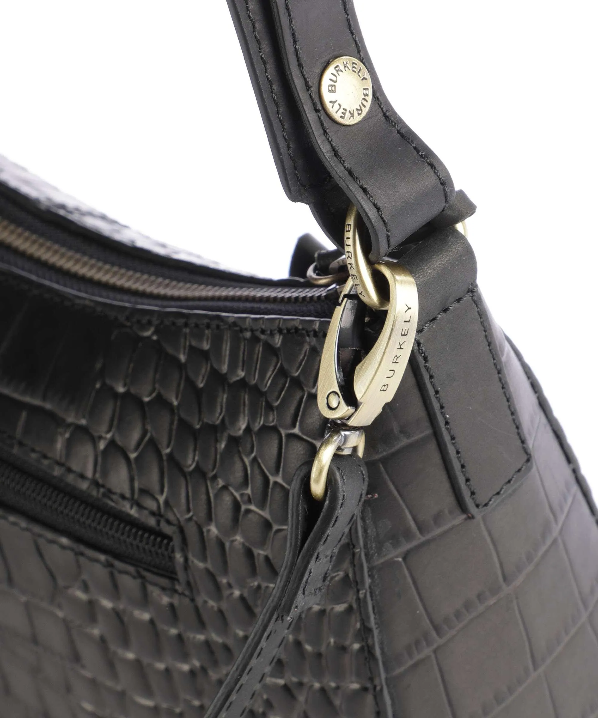  Burkely Cool Colbie Borsa a spalla pelle in rilievo nero  
