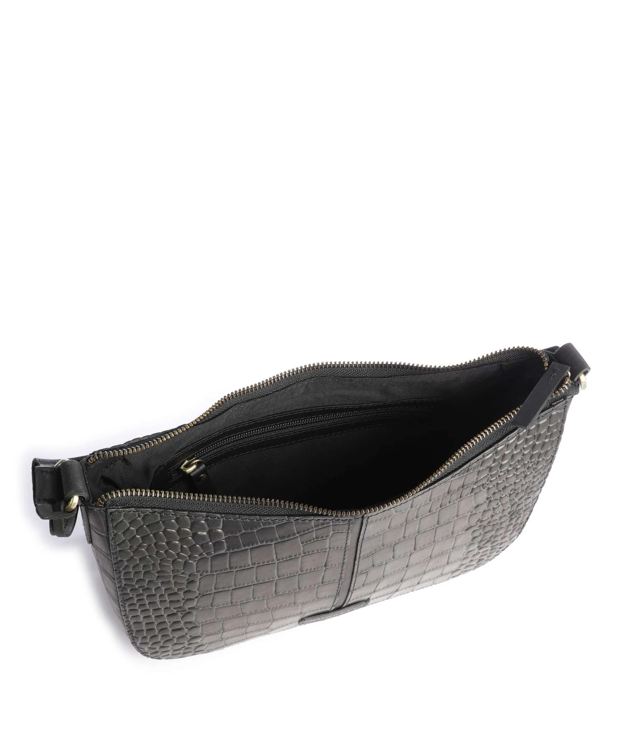  Burkely Cool Colbie Borsa a spalla pelle in rilievo nero  