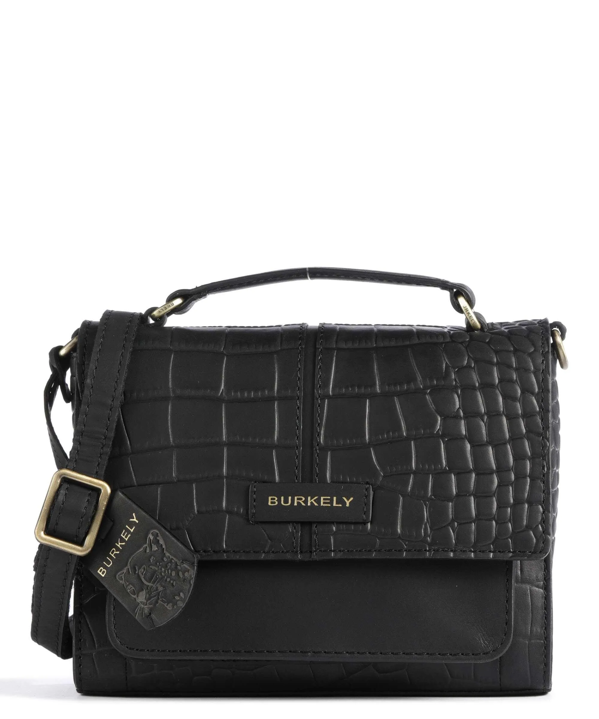  Burkely Cool Colbie Borsa a tracolla pelle in rilievo nero  