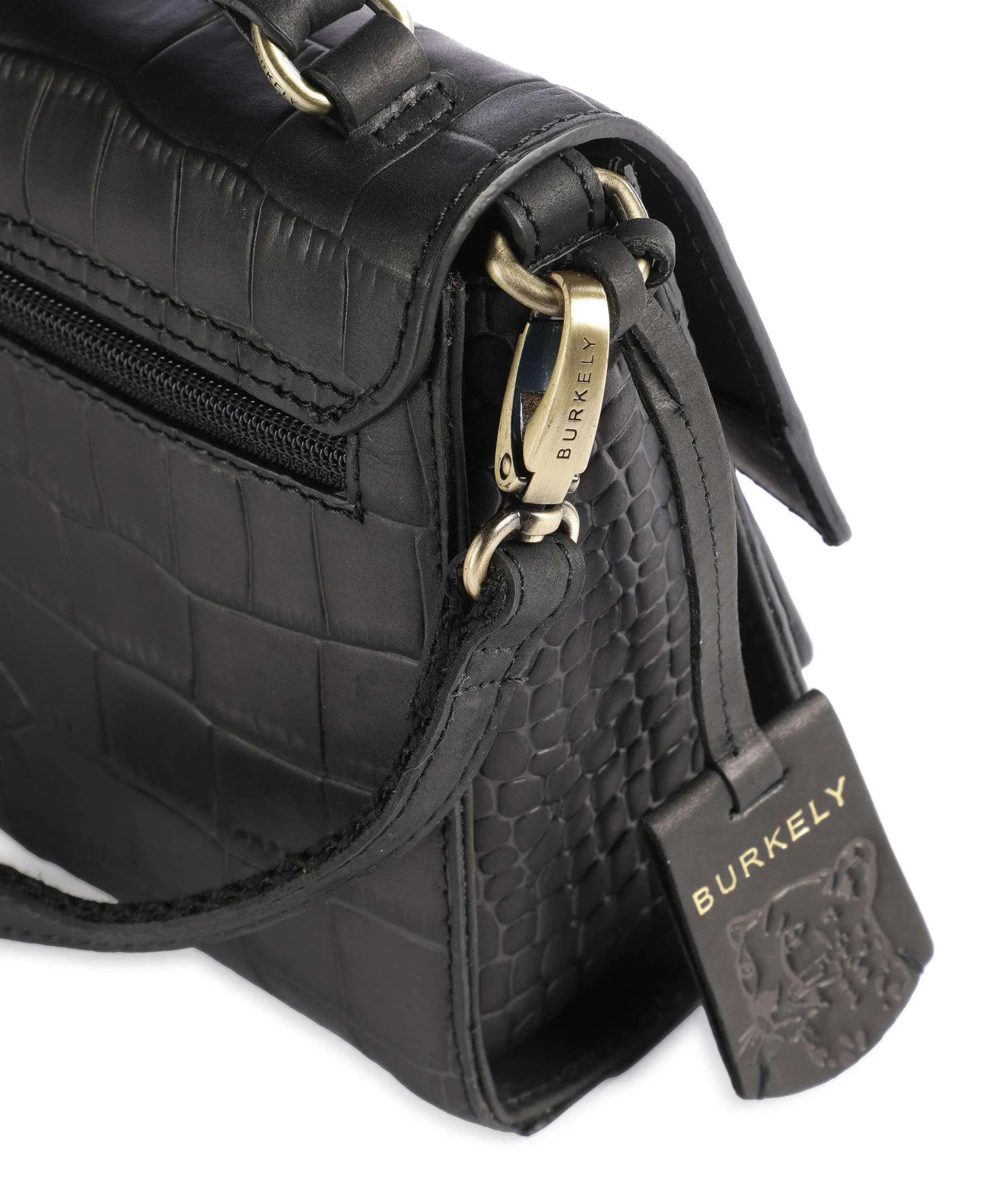  Burkely Cool Colbie Borsa a tracolla pelle in rilievo nero  