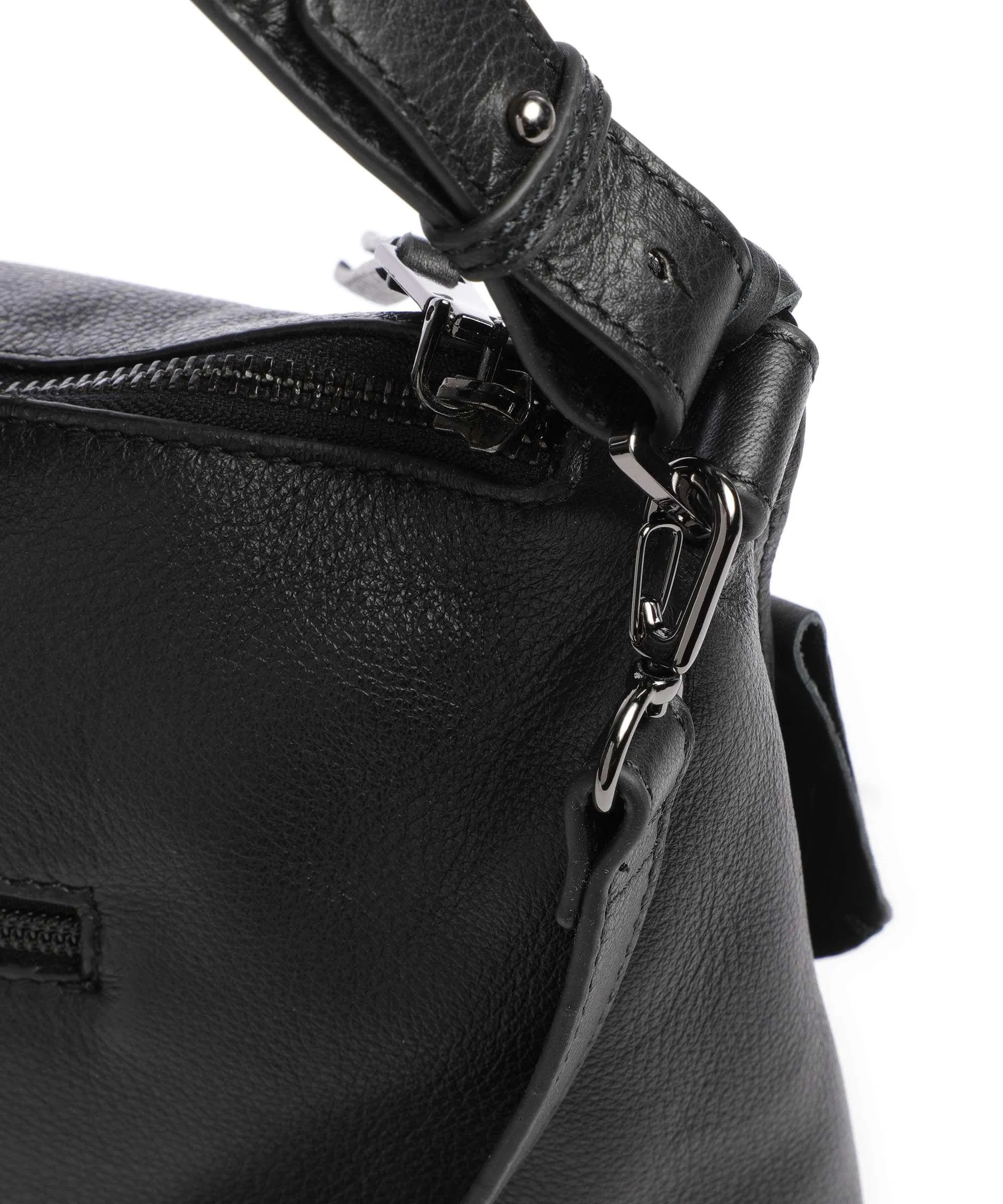  Burkely Mystic Maeve Borsa a spalla pelle a grana fine nero  