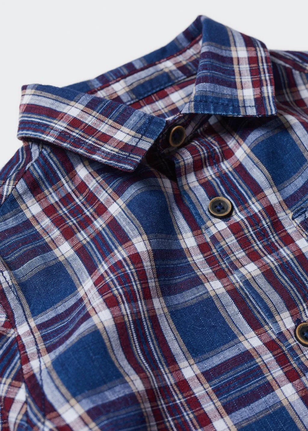 Camicia cotone quadri
