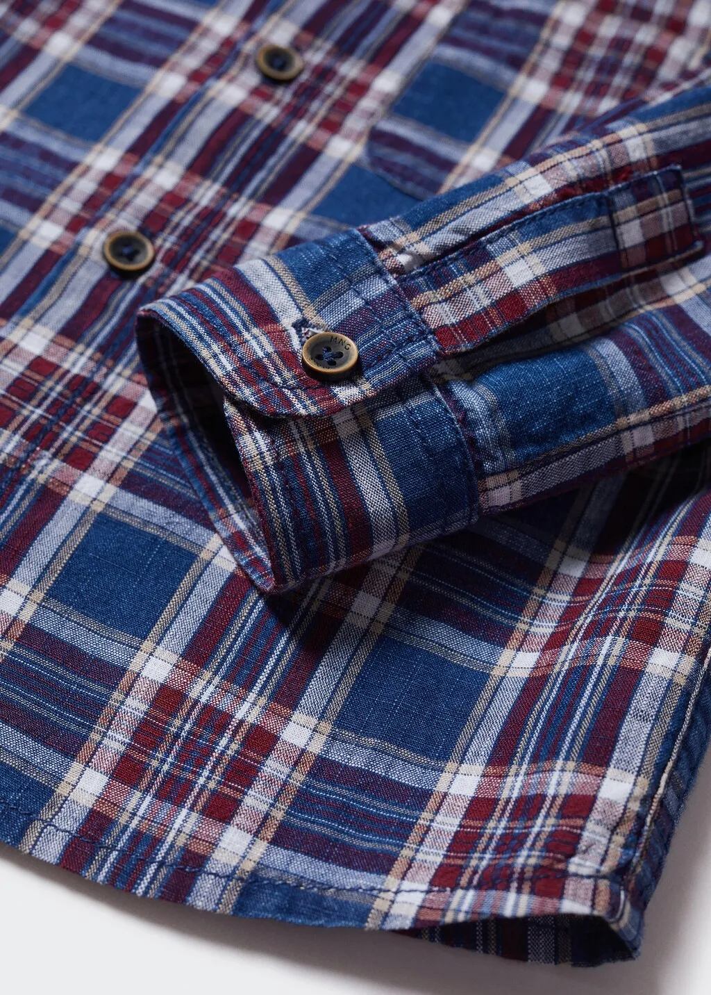 Camicia cotone quadri