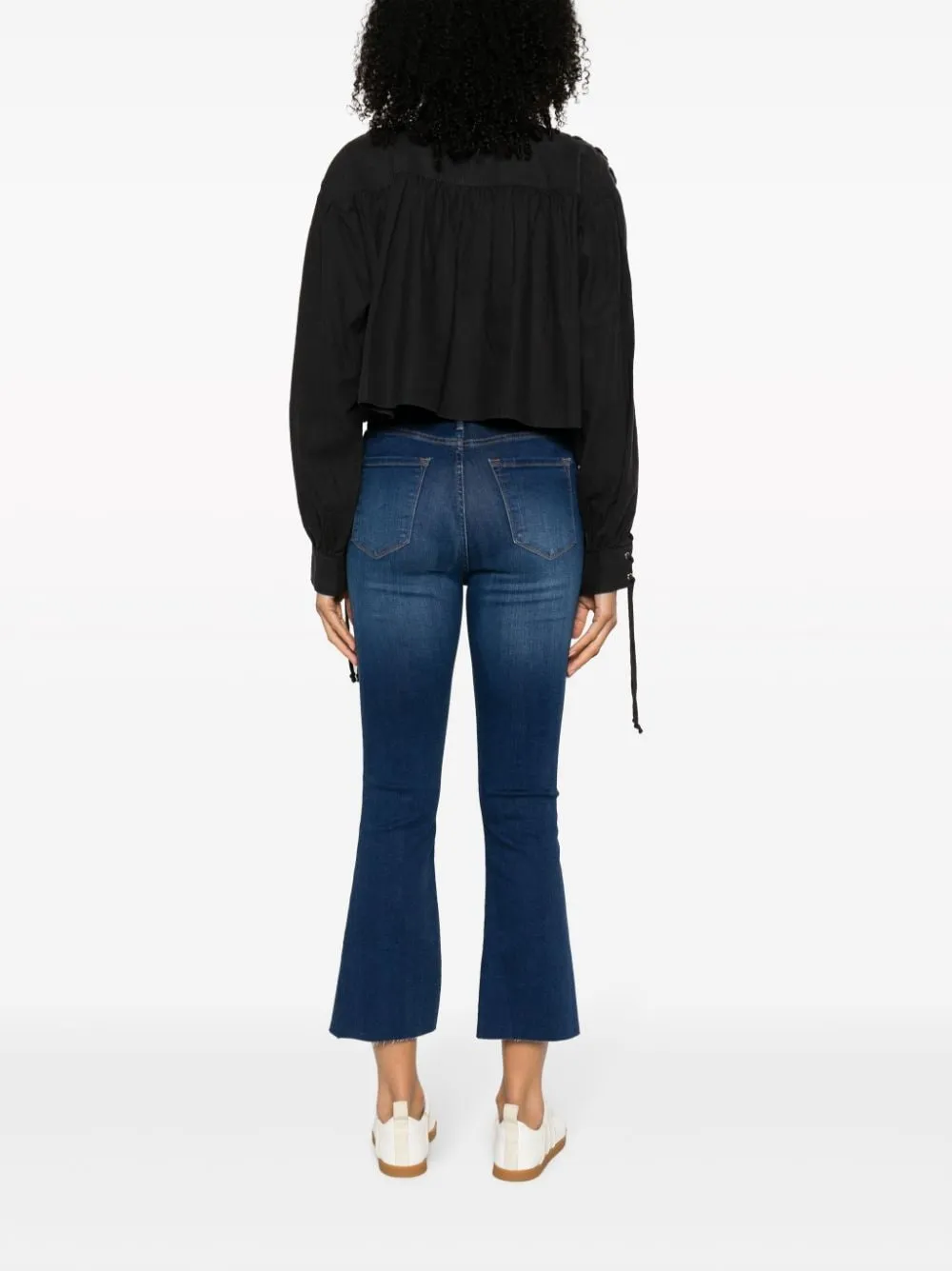 Camicia Pirate con lacci in nero - donna