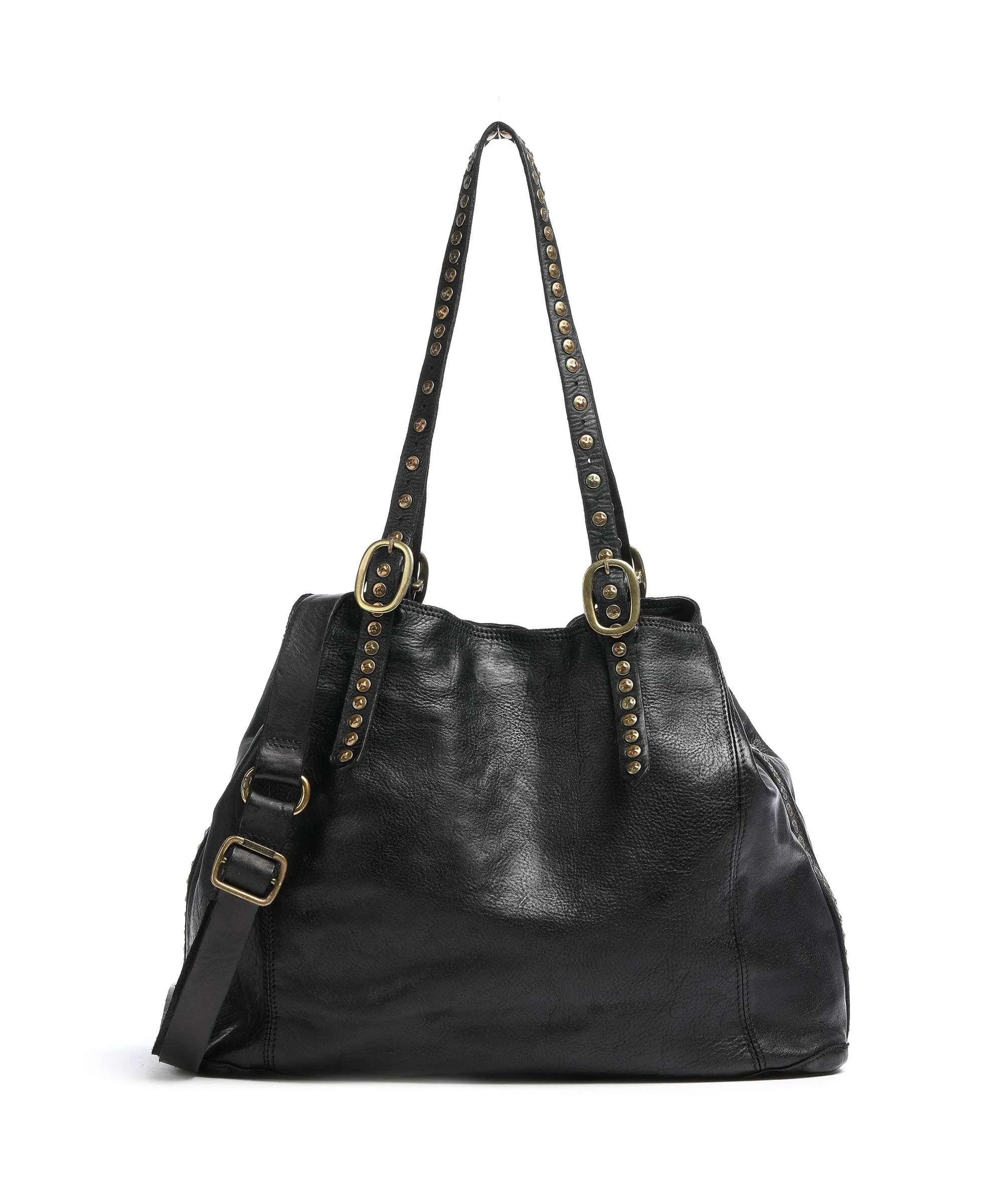  Campomaggi Alice Borsa shopper pelle bovina nero  