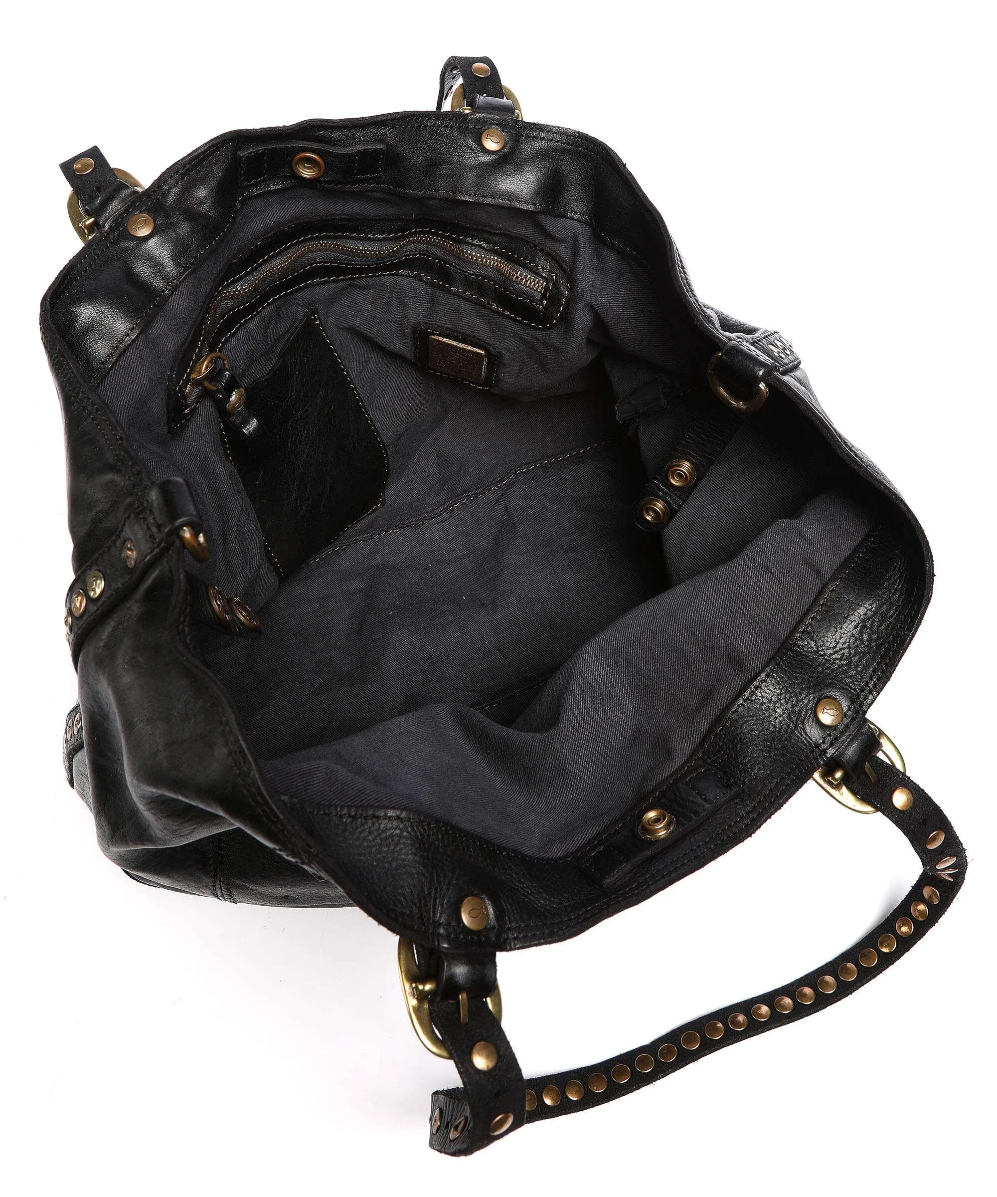  Campomaggi Alice Borsa shopper pelle bovina nero  