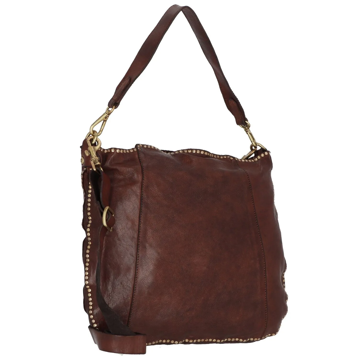Campomaggi Borsa a tracolla in pelle 38 cm