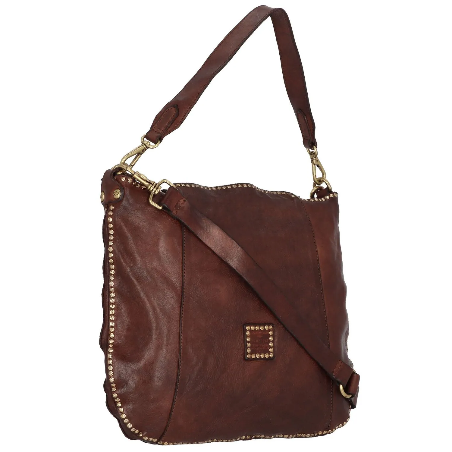 Campomaggi Borsa a tracolla in pelle 38 cm