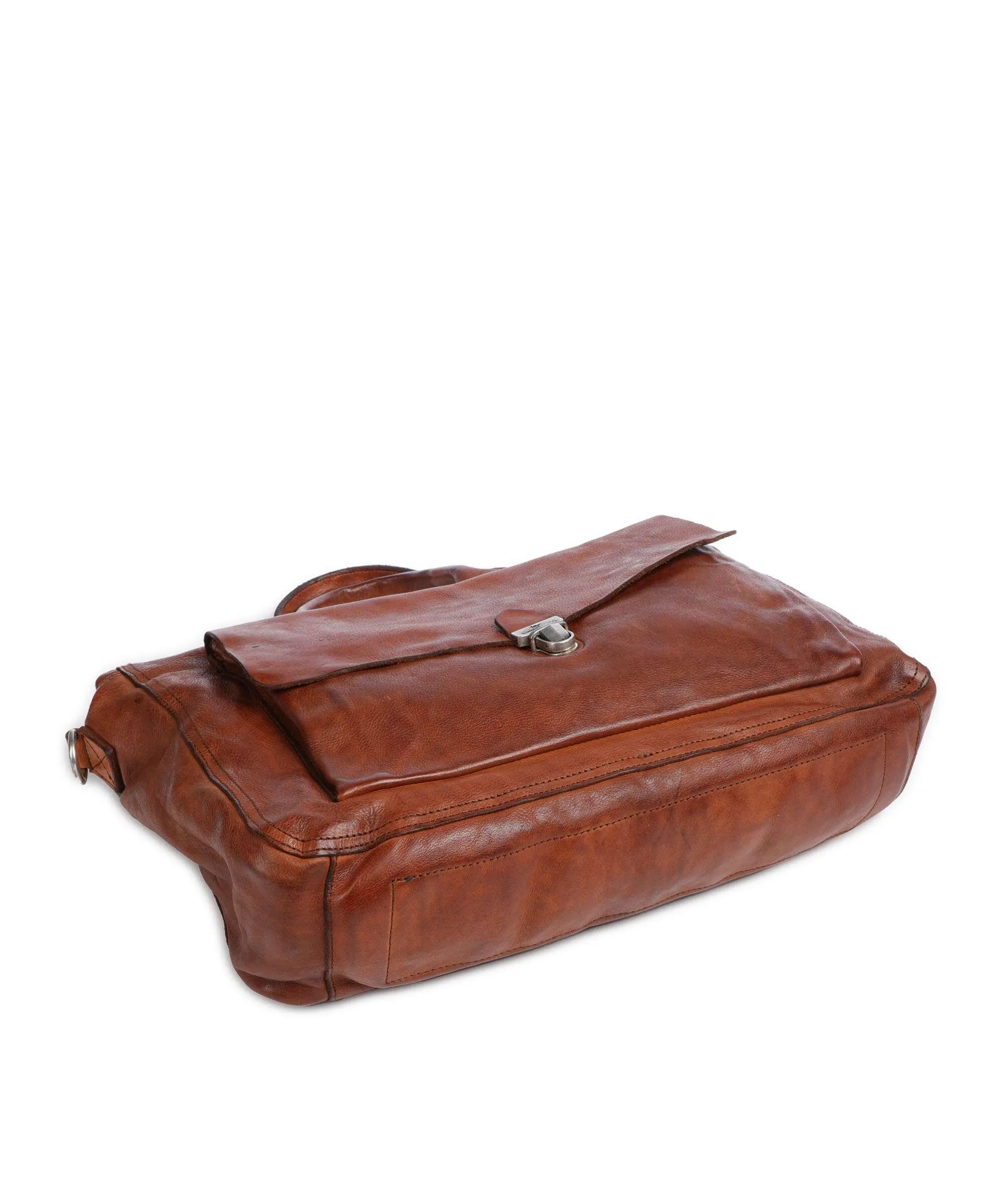  Campomaggi Cartella 14″ pelle di vacchetta grana cognac  