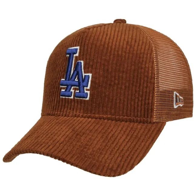      Cappellino Trucker MLB Corduroy Dodgers by New Era  