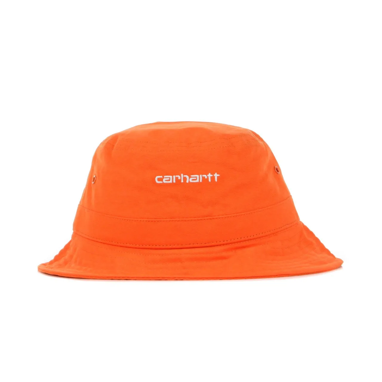 Cappello Da Pescatore Uomo Script Bucket Hat Pepper Orange/white