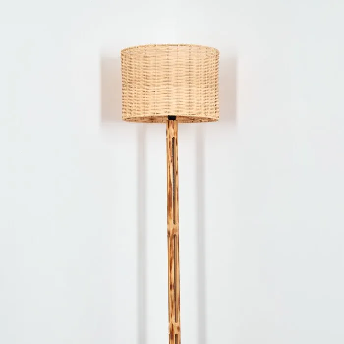 Cavaca Lampada da terra Écru, Nero, 1-Luce