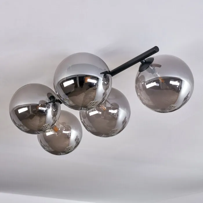 Chehalis Plafoniera Grigio fumo, 5-Luci