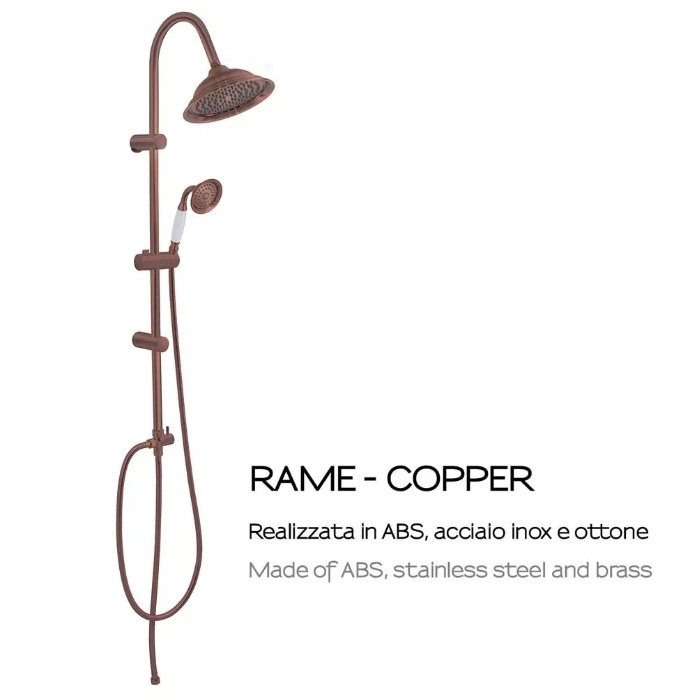 Colonna doccia Liberty rame