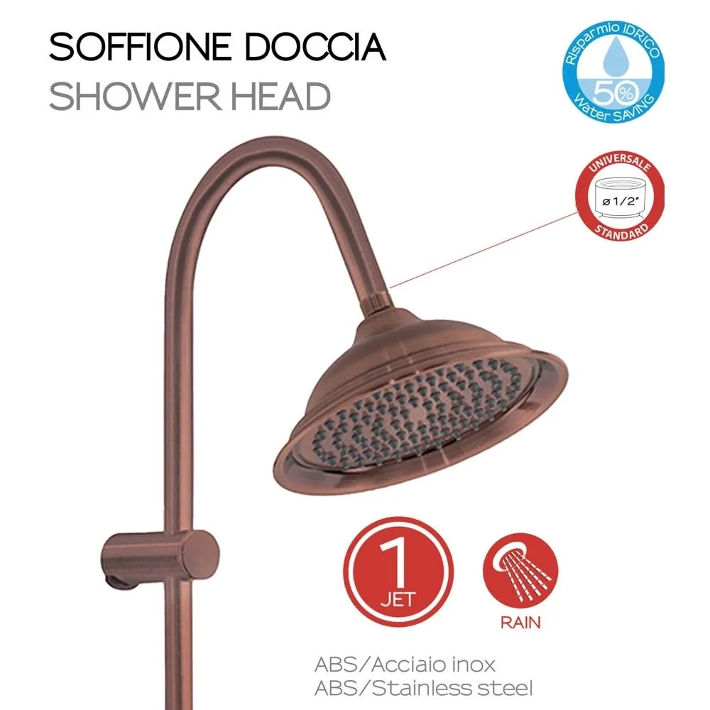Colonna doccia Liberty rame