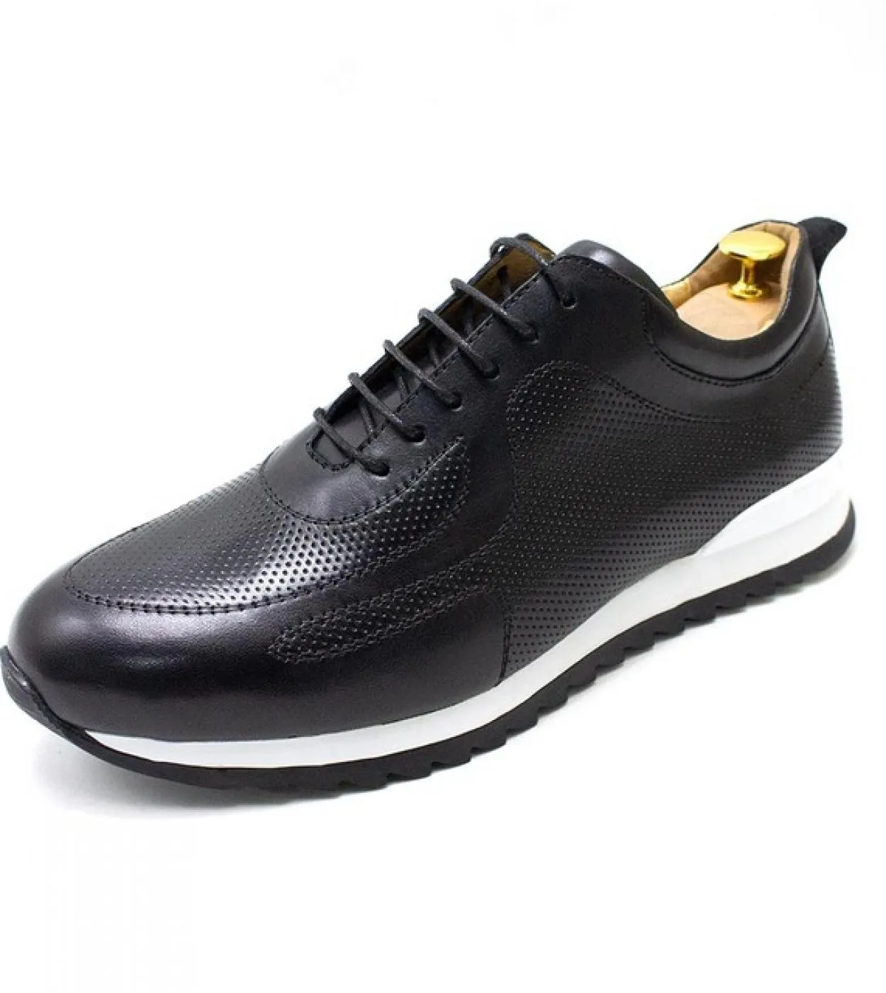 Comode scarpe da uomo in vera pelle Scarpe da ginnastica casual in pelle da uomo di lusso