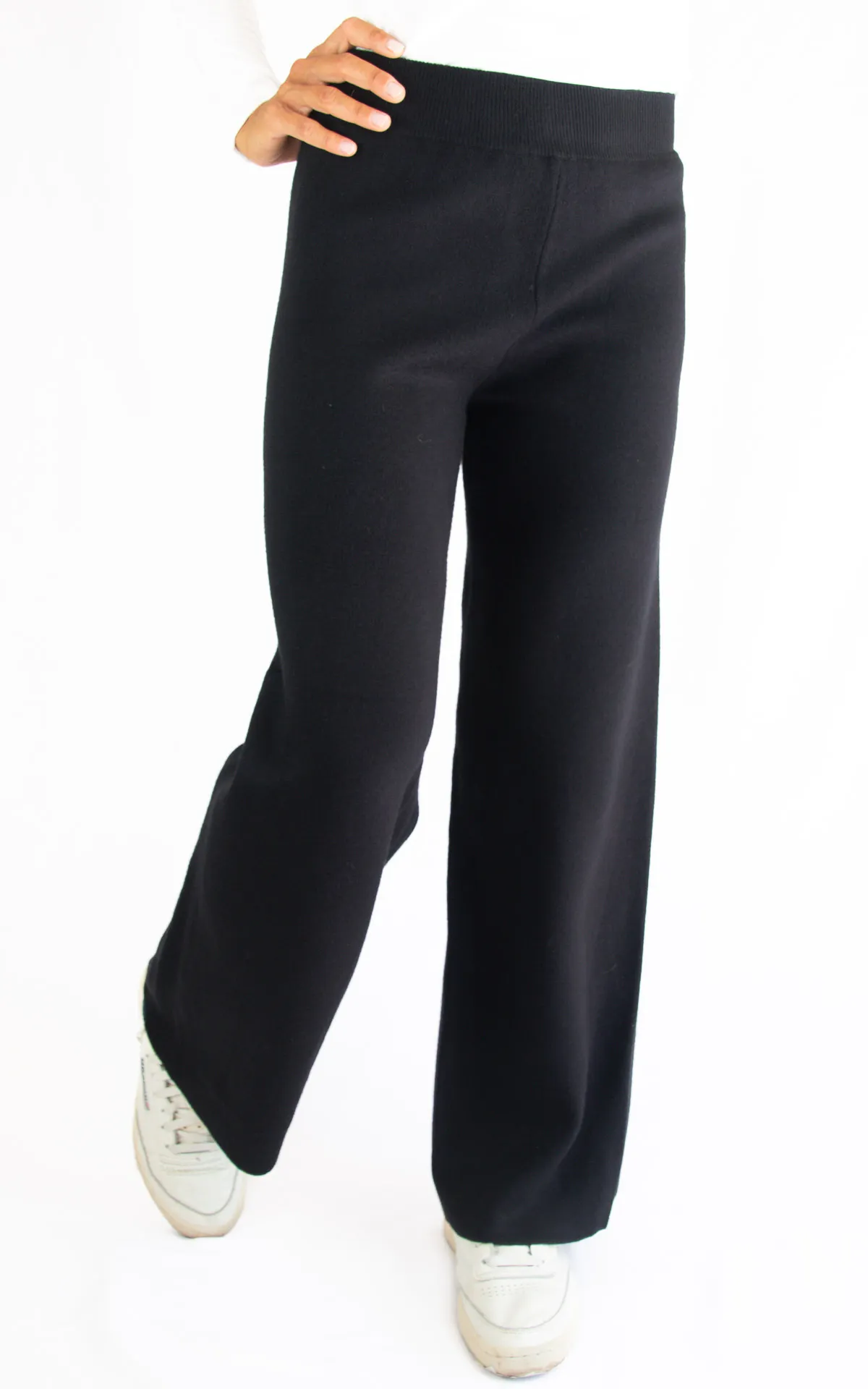 Compania Fantastica – pantalone zampa – nero