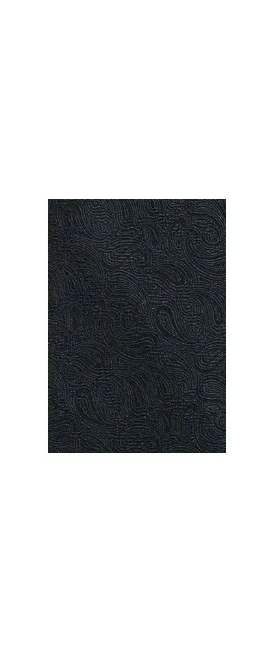 Cravatta paisley nera