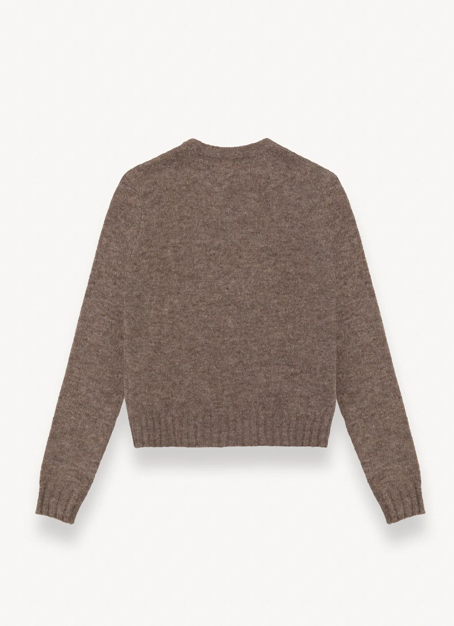 Crew-neck wool jumper