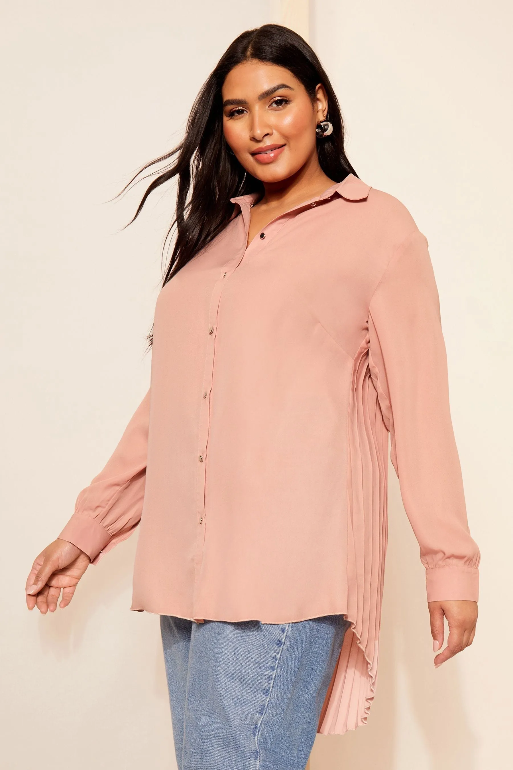 Curves Like These - Camicia Con bottoni A pieghe sul retro