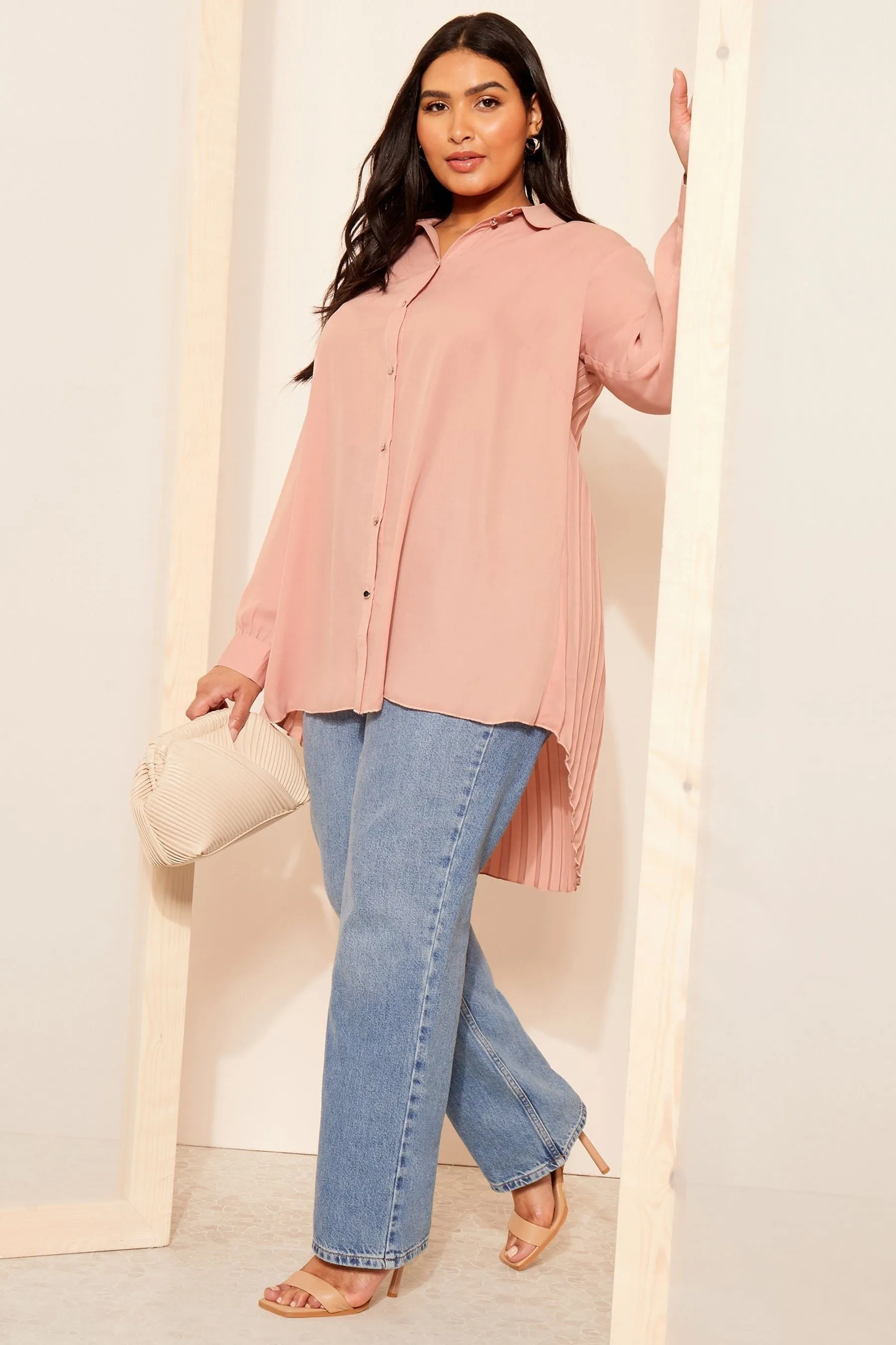 Curves Like These - Camicia Con bottoni A pieghe sul retro