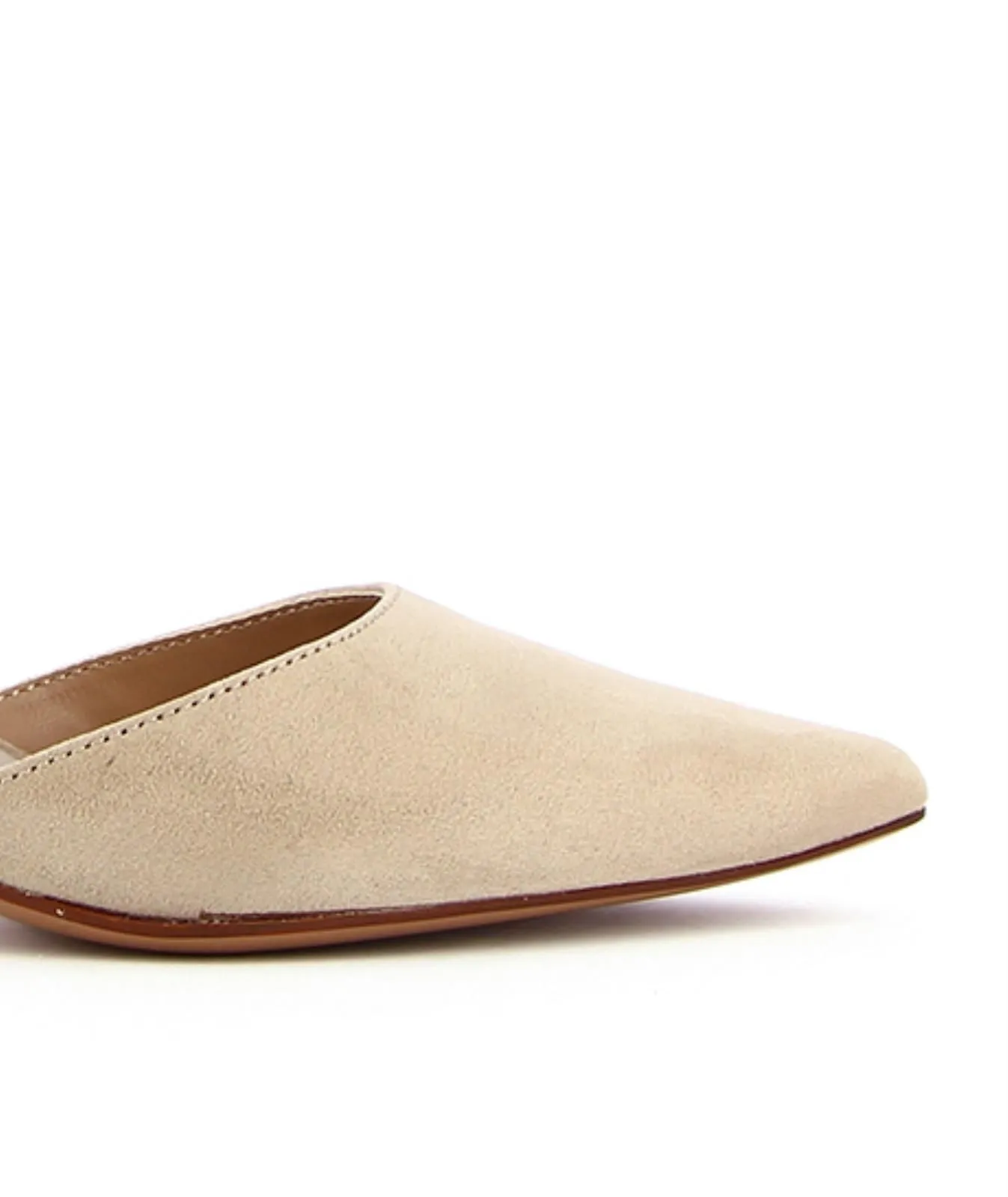 Decolletè beige con lacci