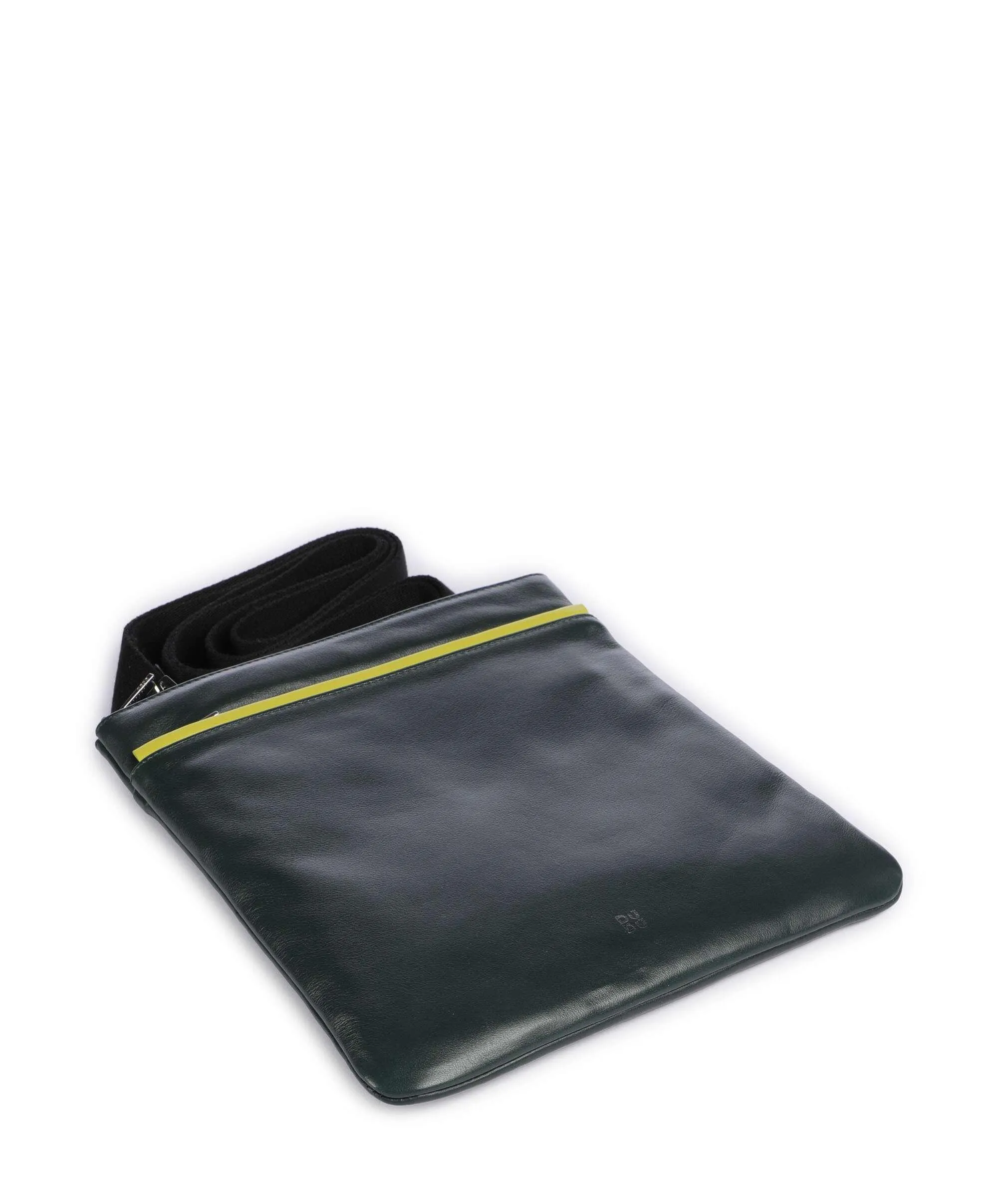  DuDu Bags Colorful Borsa a tracolla pelle a grana fine verde scuro  