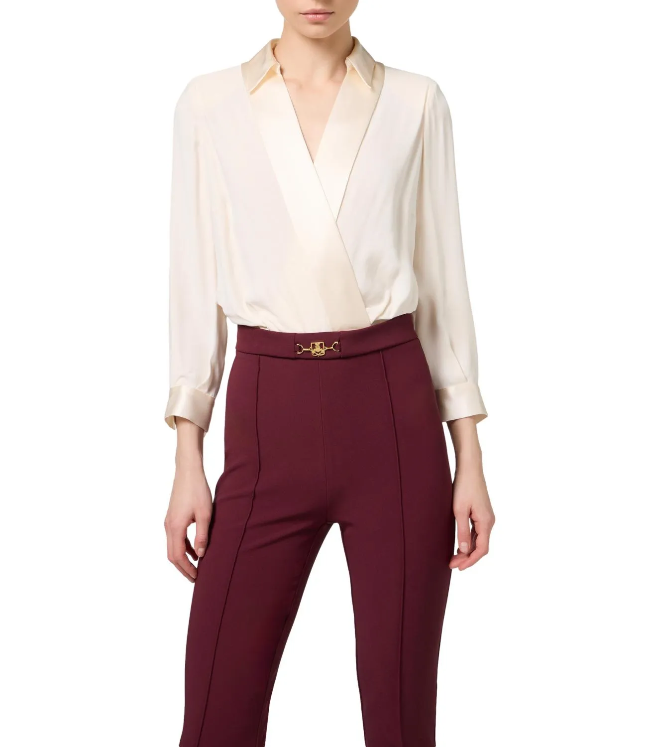 Elisabetta Franchi Elisabetta Franchi tuta burro/rouge noir donna