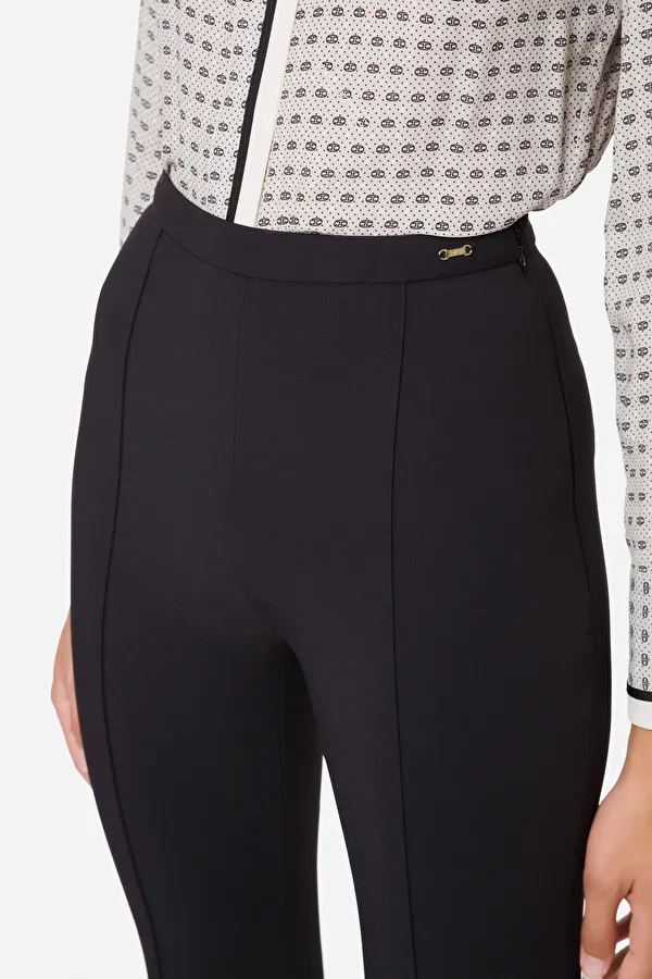 ELISABETTA FRANCHI Pantalone stretch a zampa