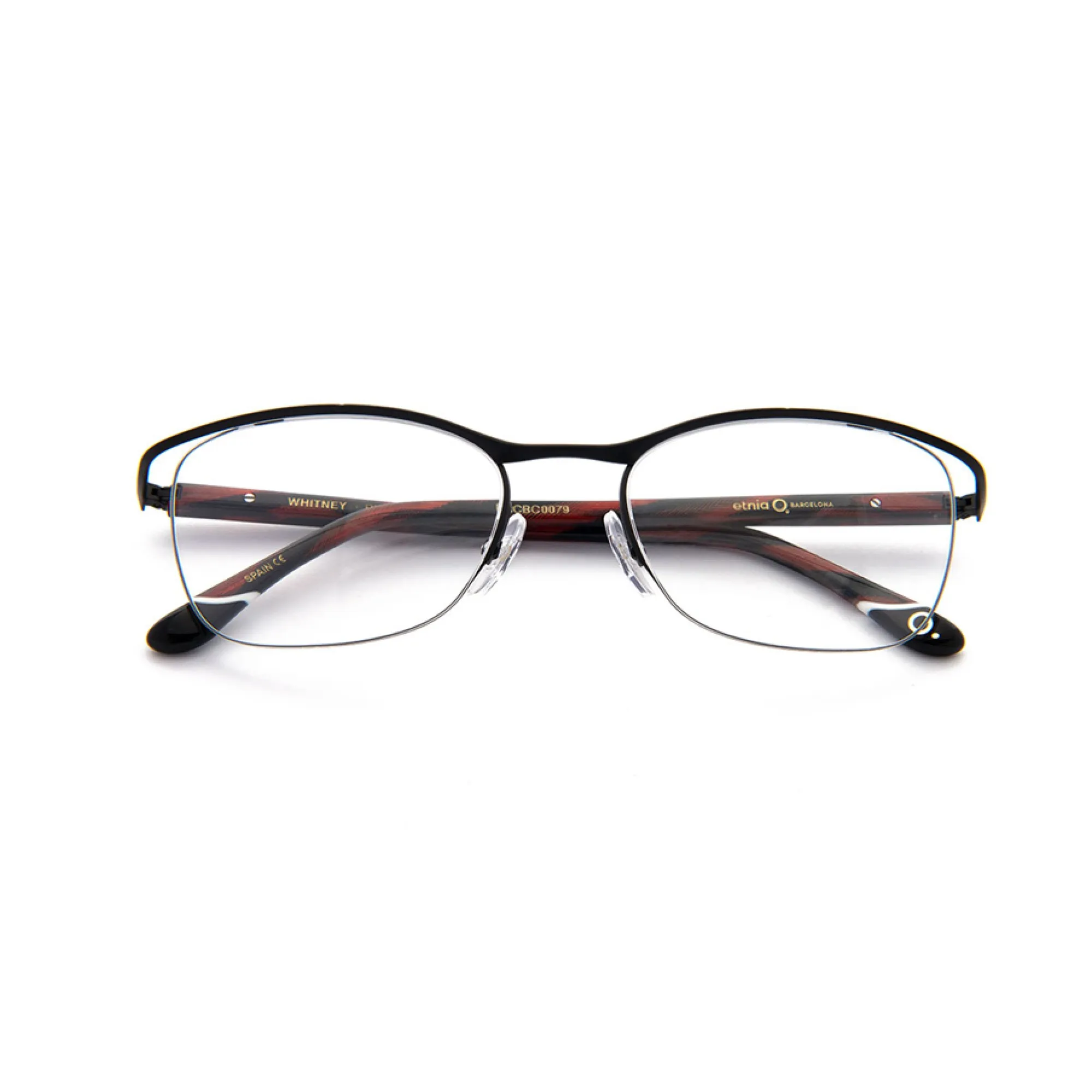  Etnia Barcelona WHITNEY - BKWH Nero Bianco | Occhiale Da Vista Donna 