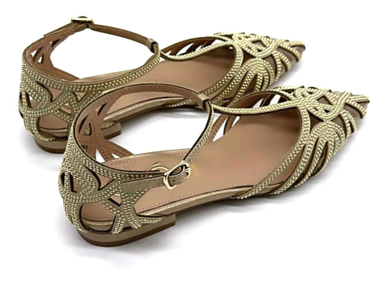 Exé - Sandalo flat Kendal Gold
