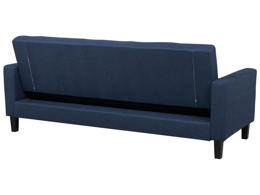 Fabric Sofa Bed Dark Blue VEHKOO