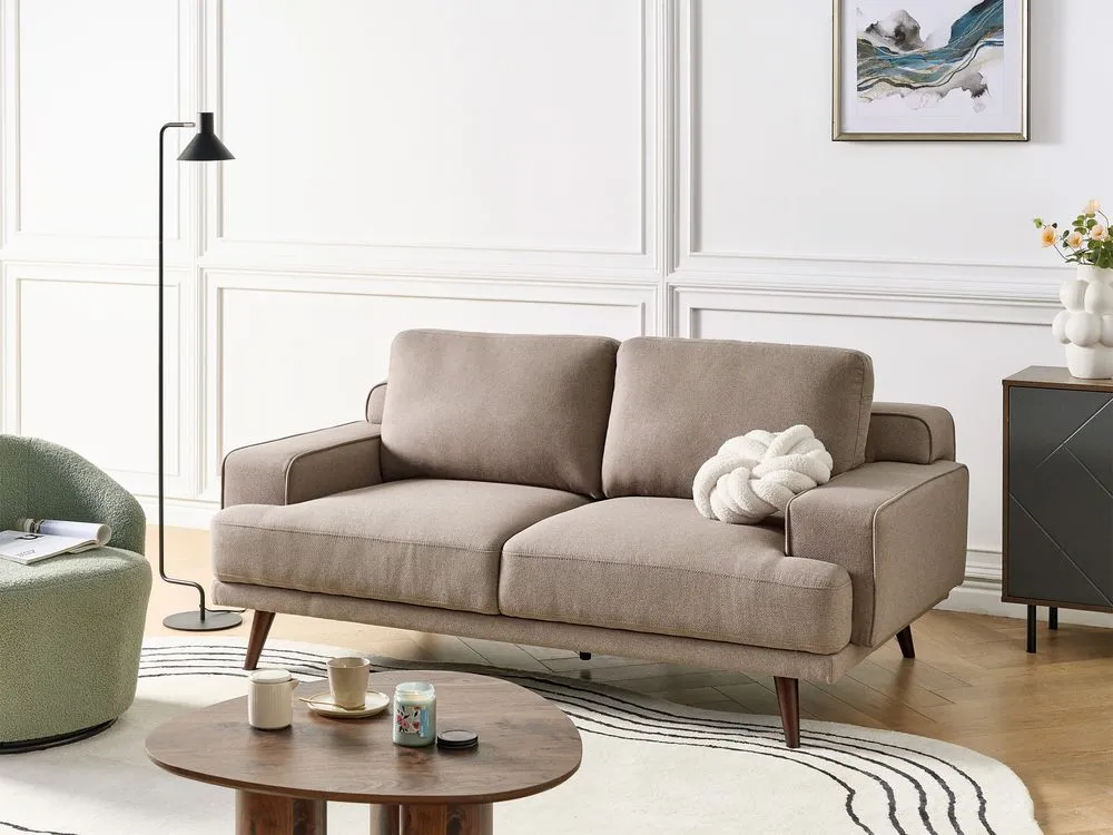 Fabric Sofa Brown DALUM