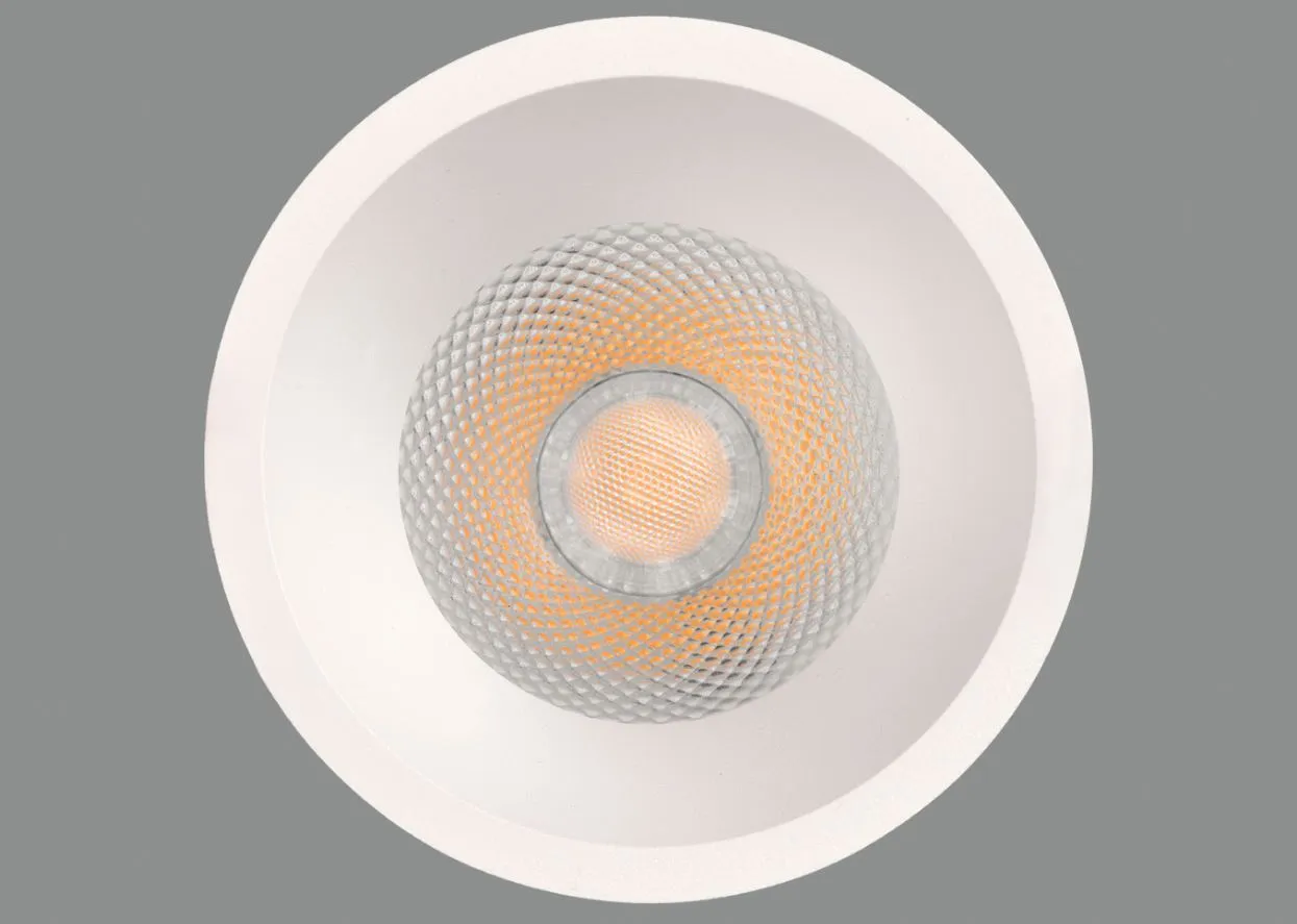 Faretto da Incasso per Controsoffitti Kidal Bianco Led 20w 2700k Ø13 cm IP44 ACB