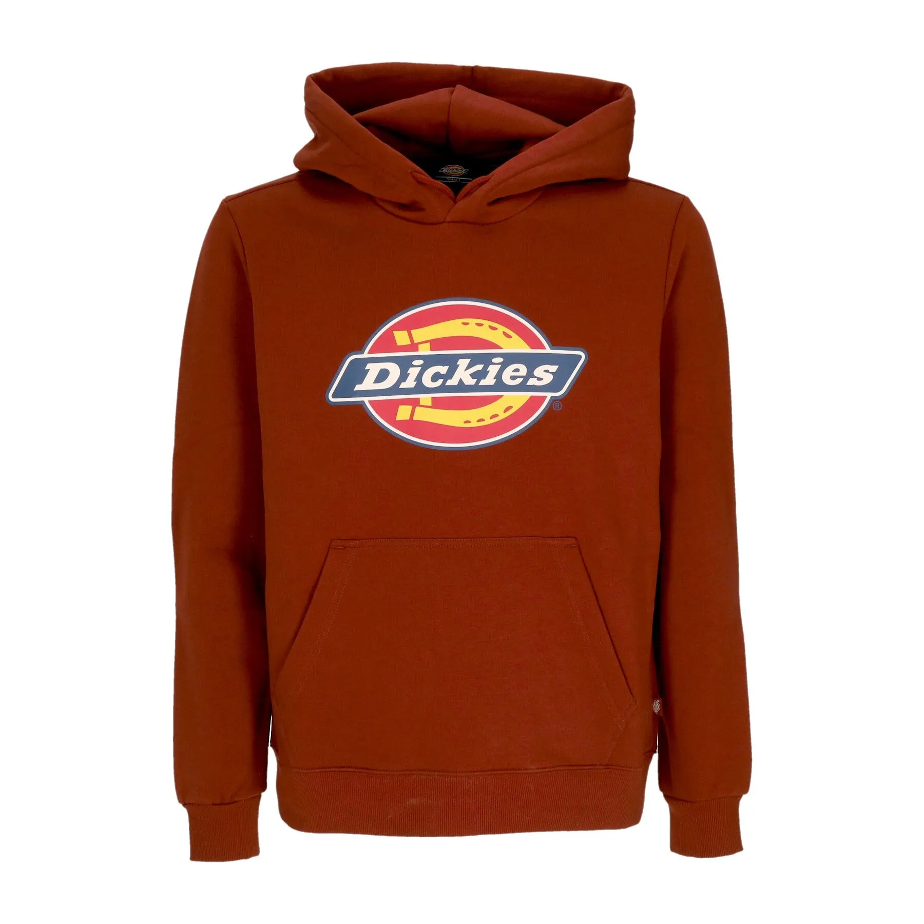 Felpa Cappuccio Uomo Icon Logo Hoodie Fired Brick