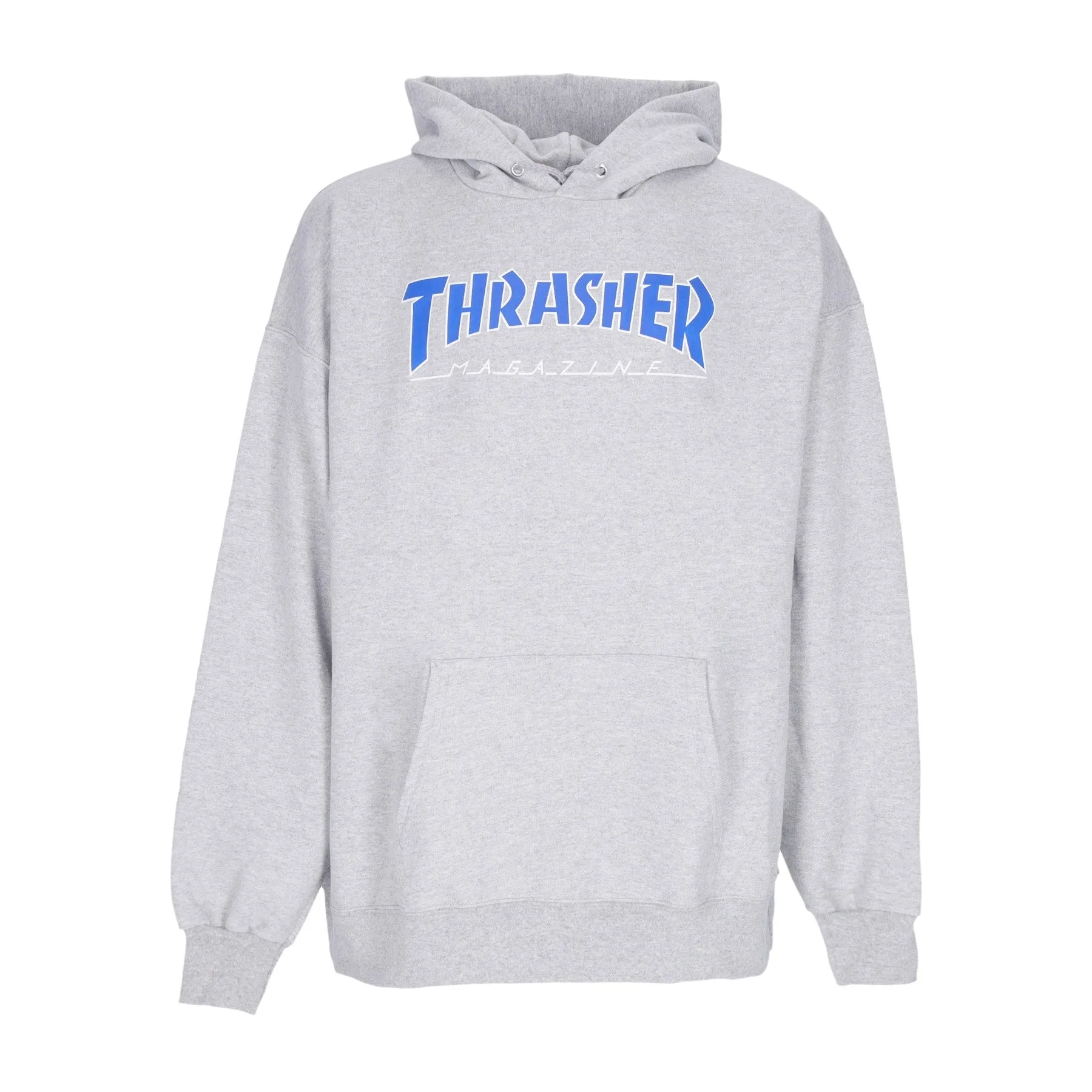 Felpa Cappuccio Uomo Outlined Hoodie Light Steel/blue