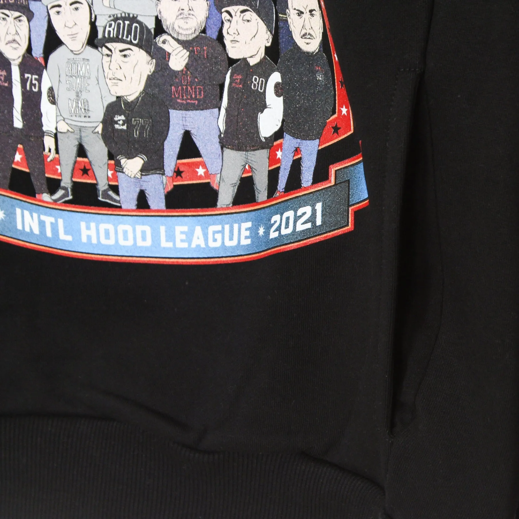 Felpa Girocollo Uomo 10th Years Anniversary League Crewneck Black