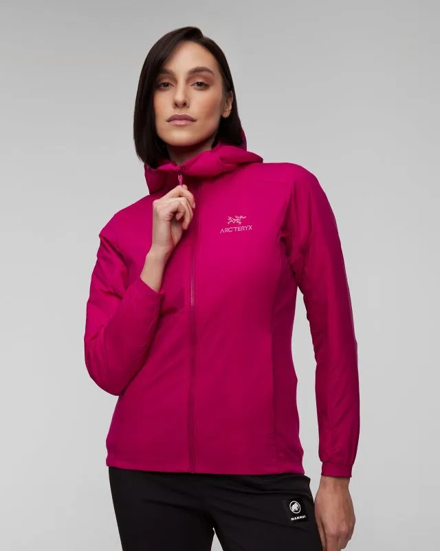Felpa imbottita rosa da donna Arcteryx Atom