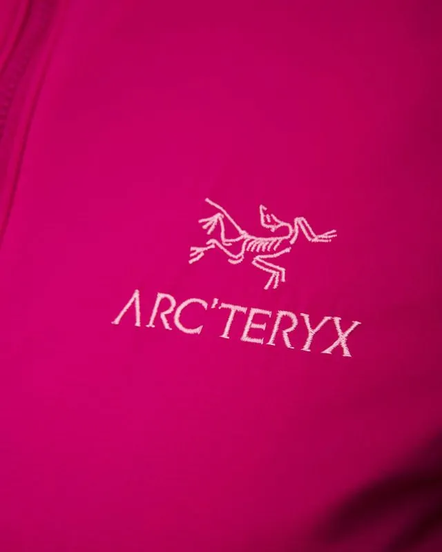 Felpa imbottita rosa da donna Arcteryx Atom