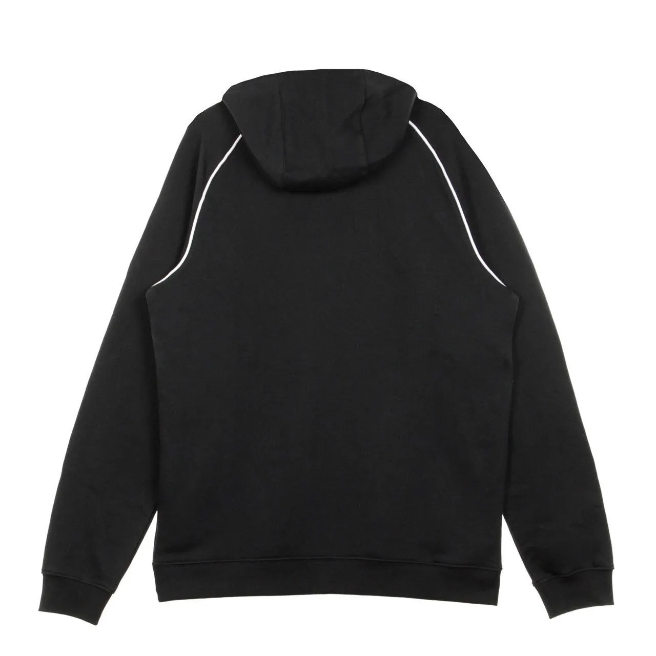 Felpa Leggera Cappuccio Zip Uomo Dna Black/white